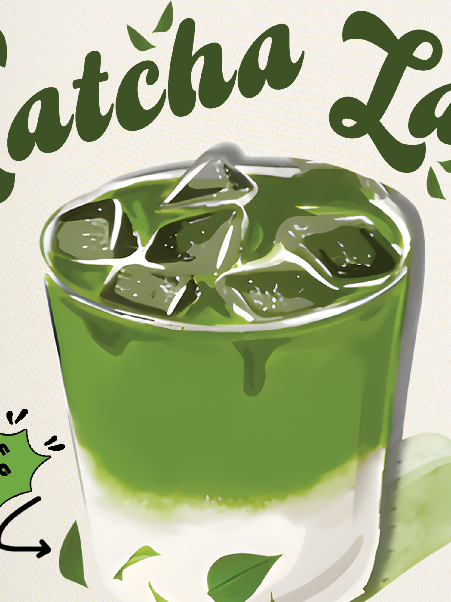 Áo Thun Ringer Relaxed Fit Tropical Matcha