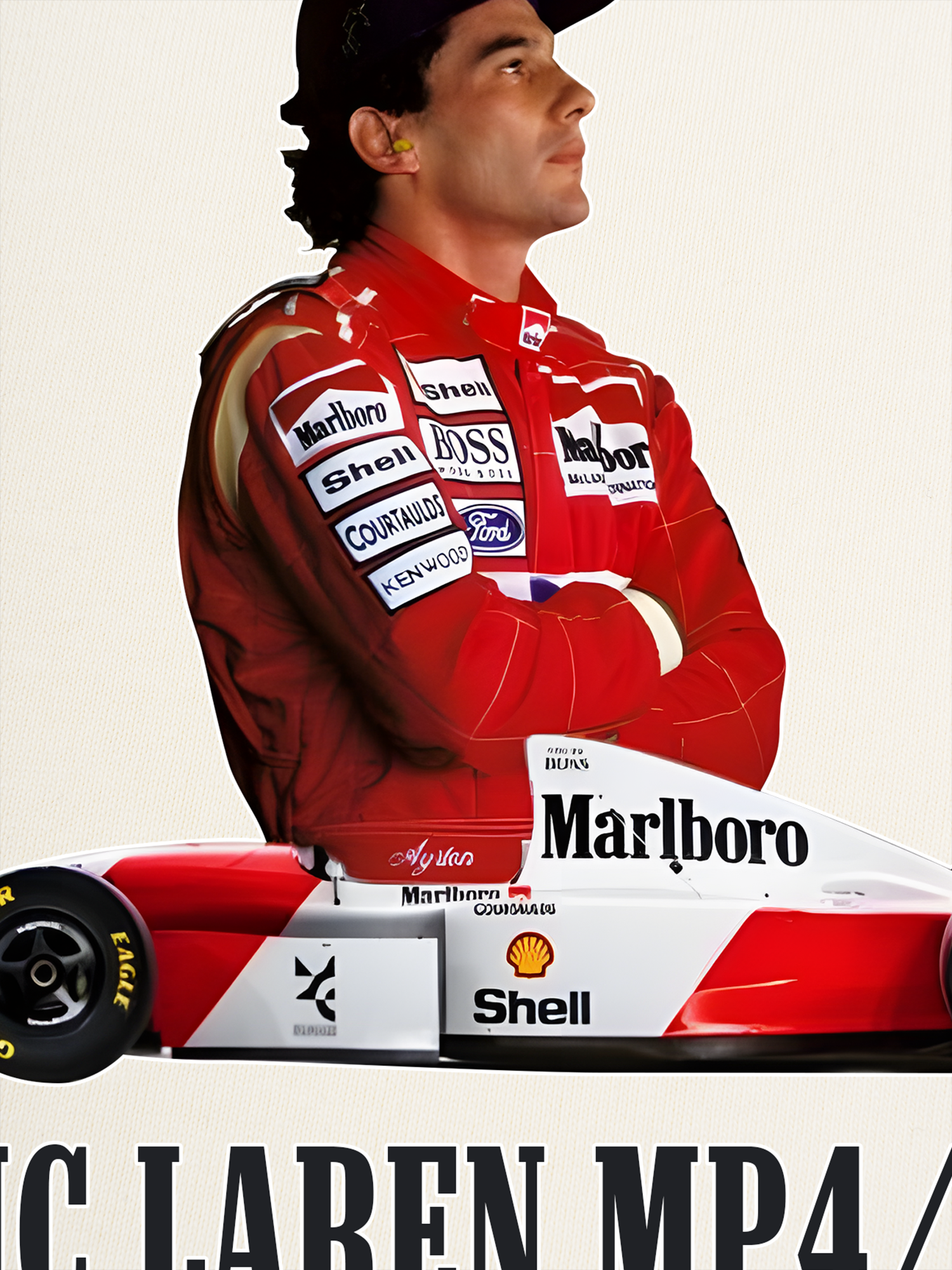 Áo Thun Ringer Relaxed Fit Marlboro Mc Laren MP4