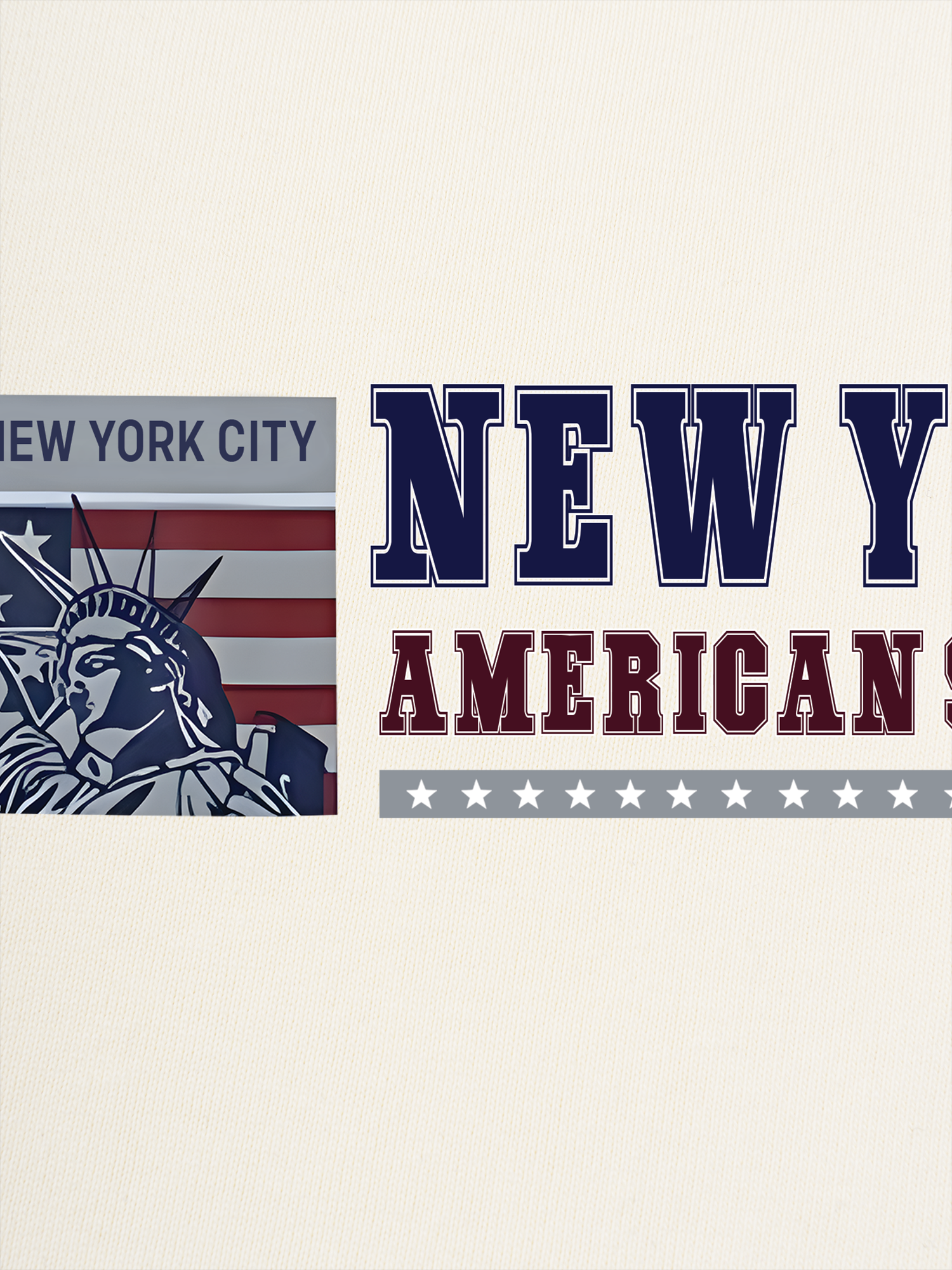 Áo Thun Ringer Relaxed Fit USA New York City