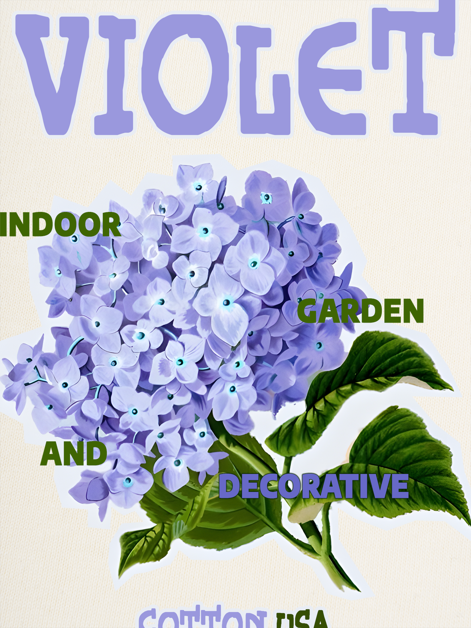 Áo Thun Ringer Relaxed Fit Floral Indoor Violet