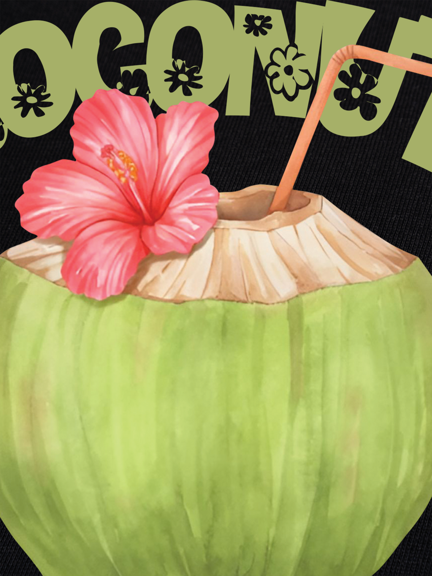 Áo Thun Ringer Relaxed Fit Tropical Coconut