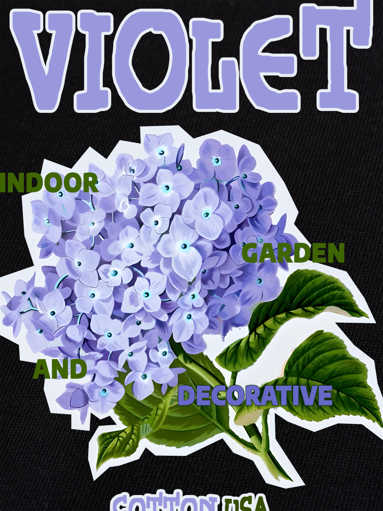 Áo Thun Ringer Relaxed Fit Floral Indoor Violet