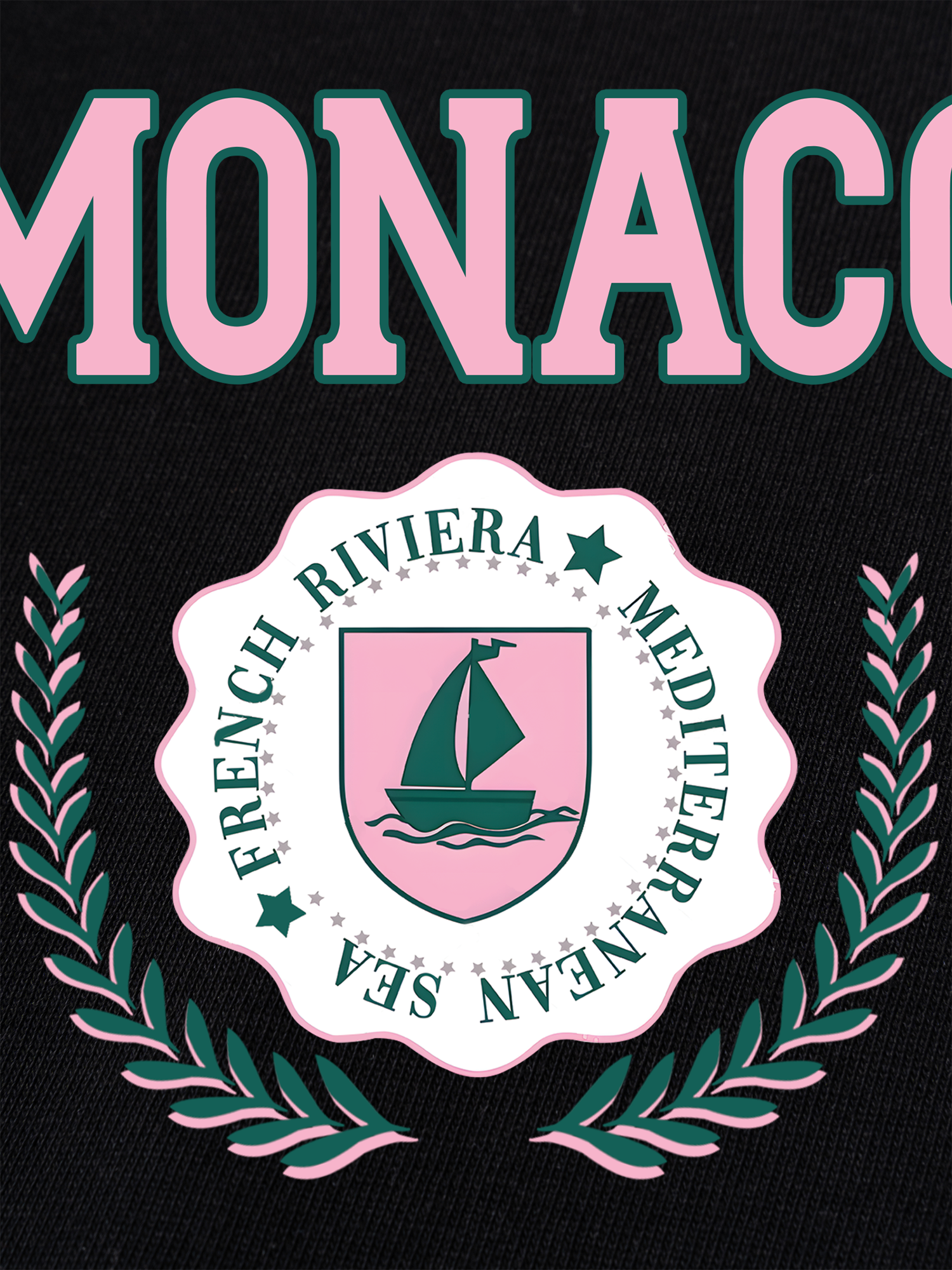 Áo Thun Ringer Relaxed Fit City Pink Monaco