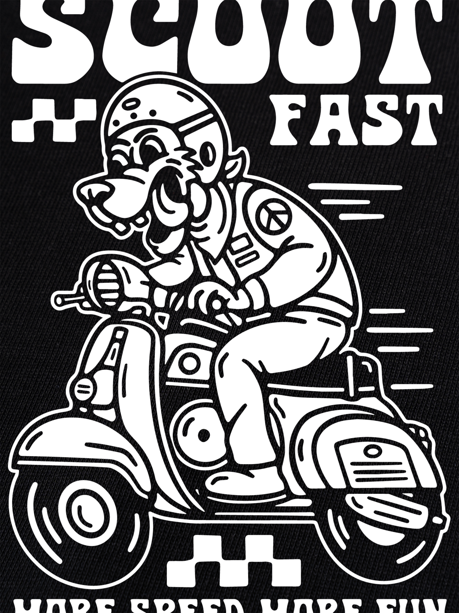 Áo Thun Ringer Relaxed Fit Scoot fast