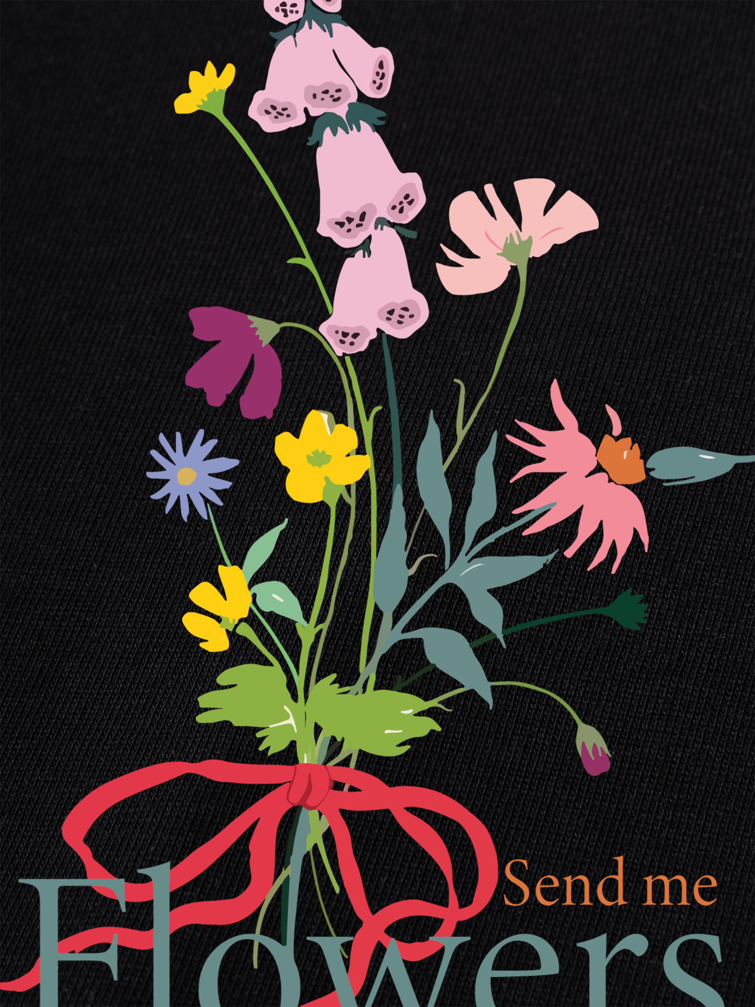 Áo Thun Ringer Relaxed Fit Send me Flowers