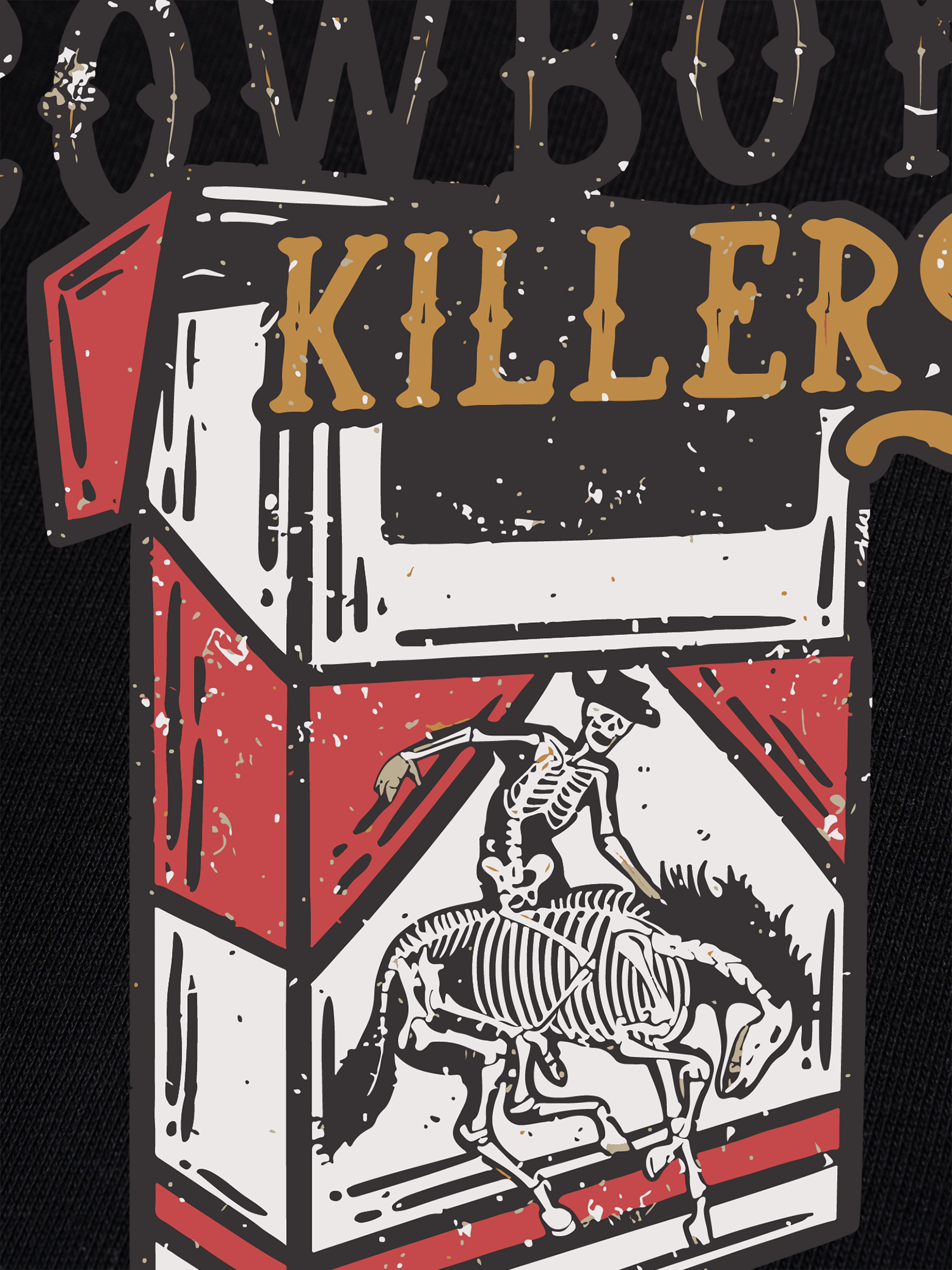 Áo Thun Ringer Relaxed Fit Marlboro C Pack Cowboy Killers