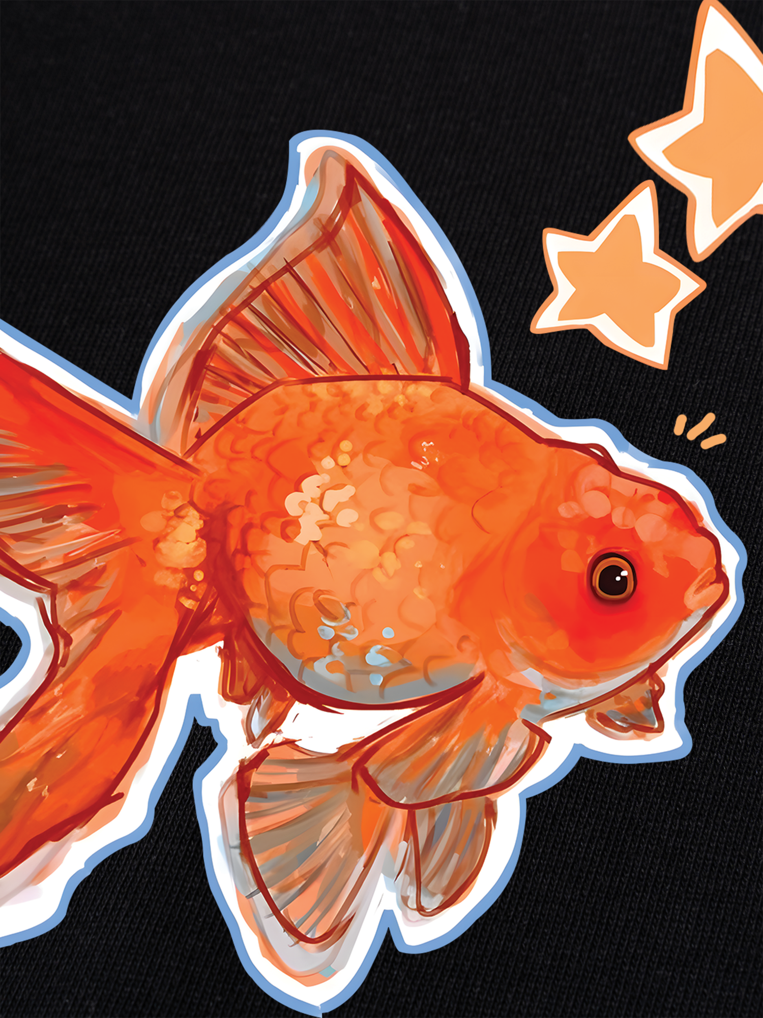 Áo Thun Ringer Relaxed Fit Tropical Goldfish