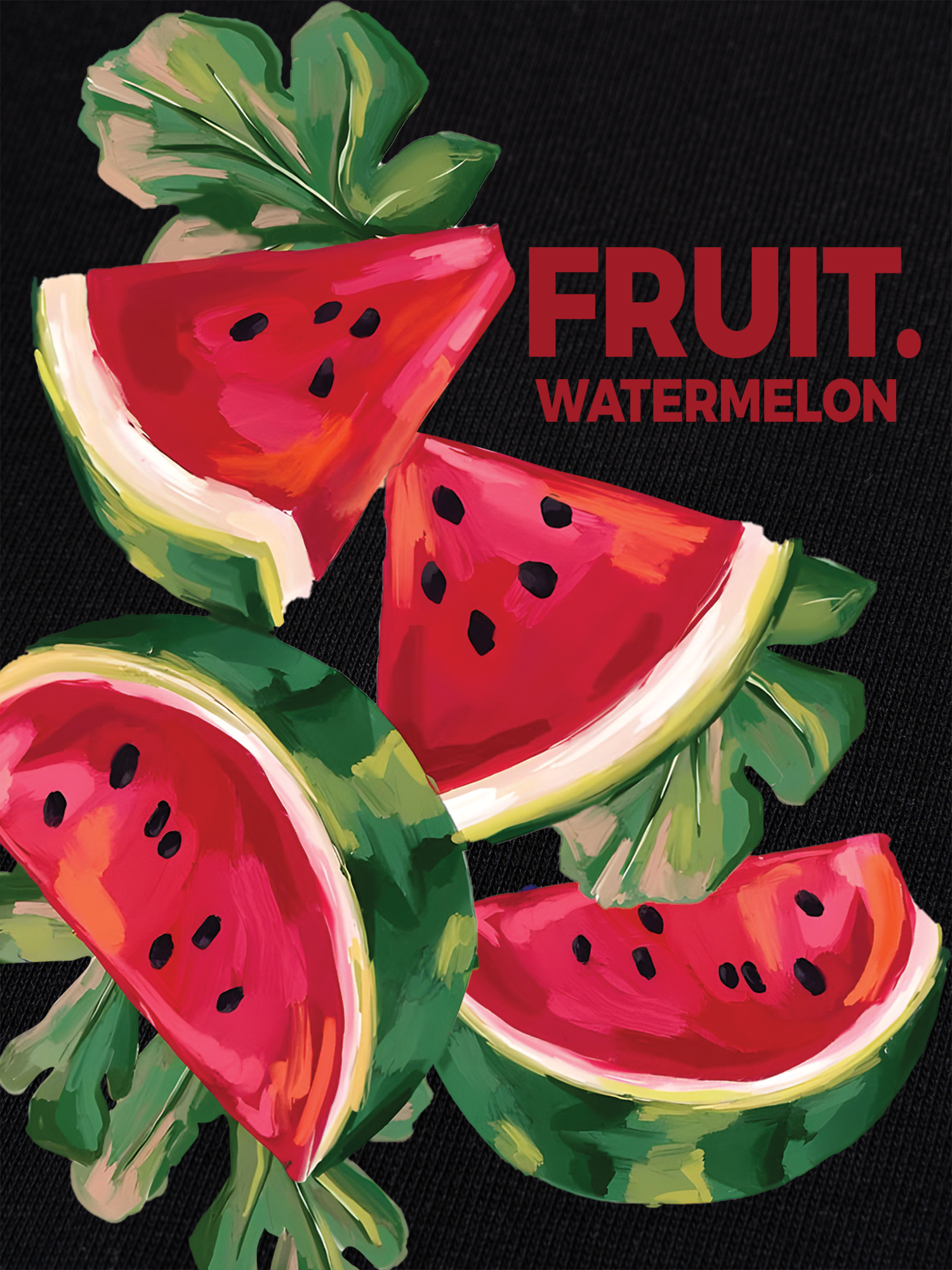 Áo Thun Ringer Relaxed Fit Tropical Watermelon