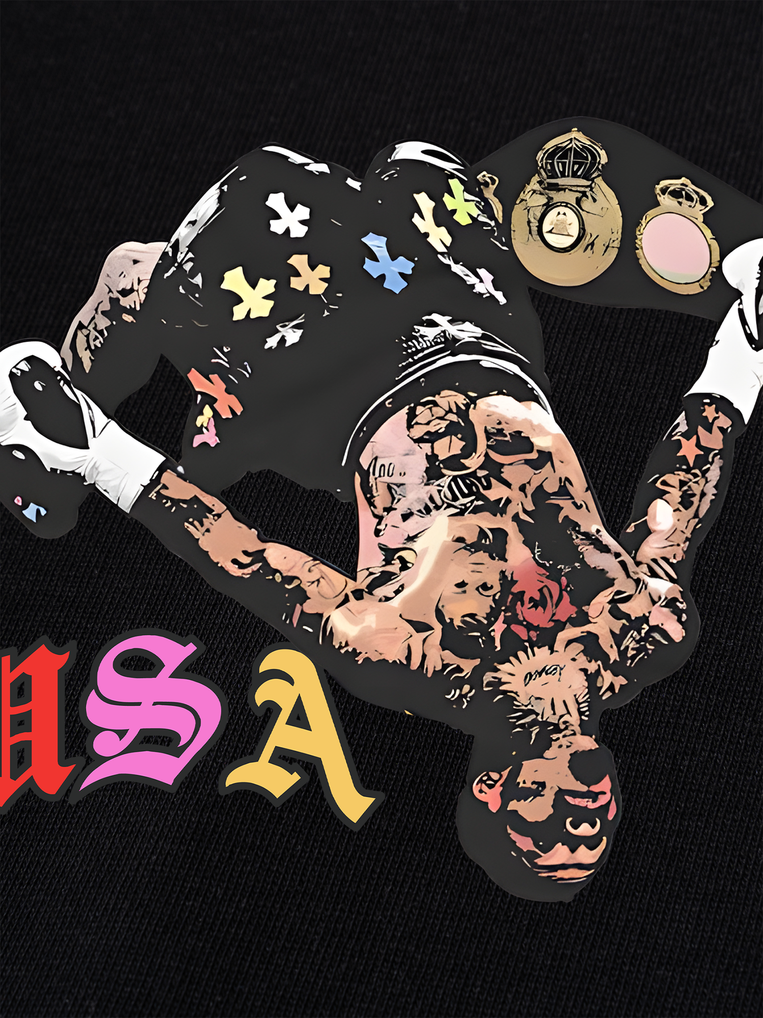 Áo Thun Ringer Relaxed Fit Champions USA Backflip