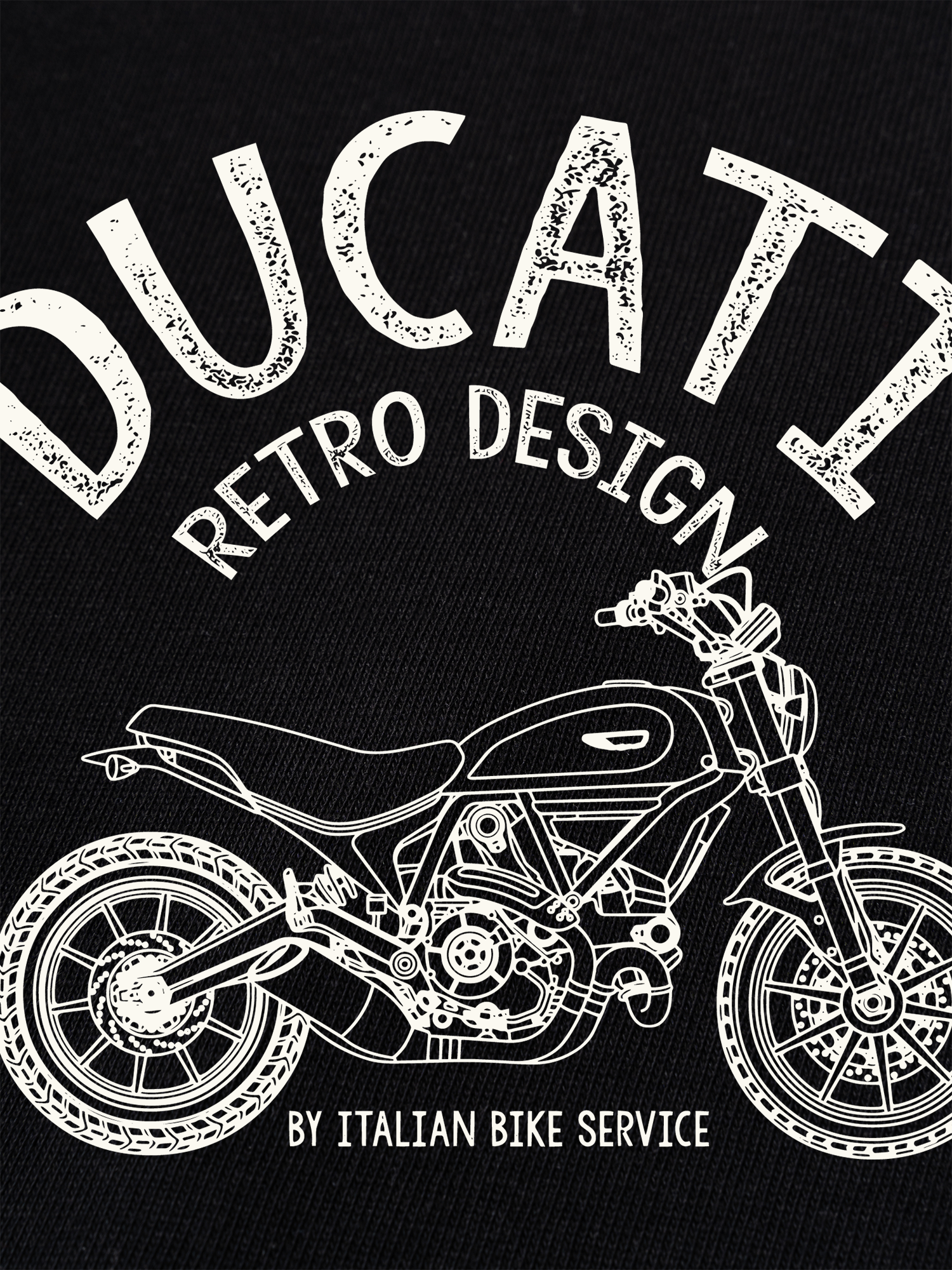 Áo Thun Ringer Relaxed Fit Ducati Vintage Vibes