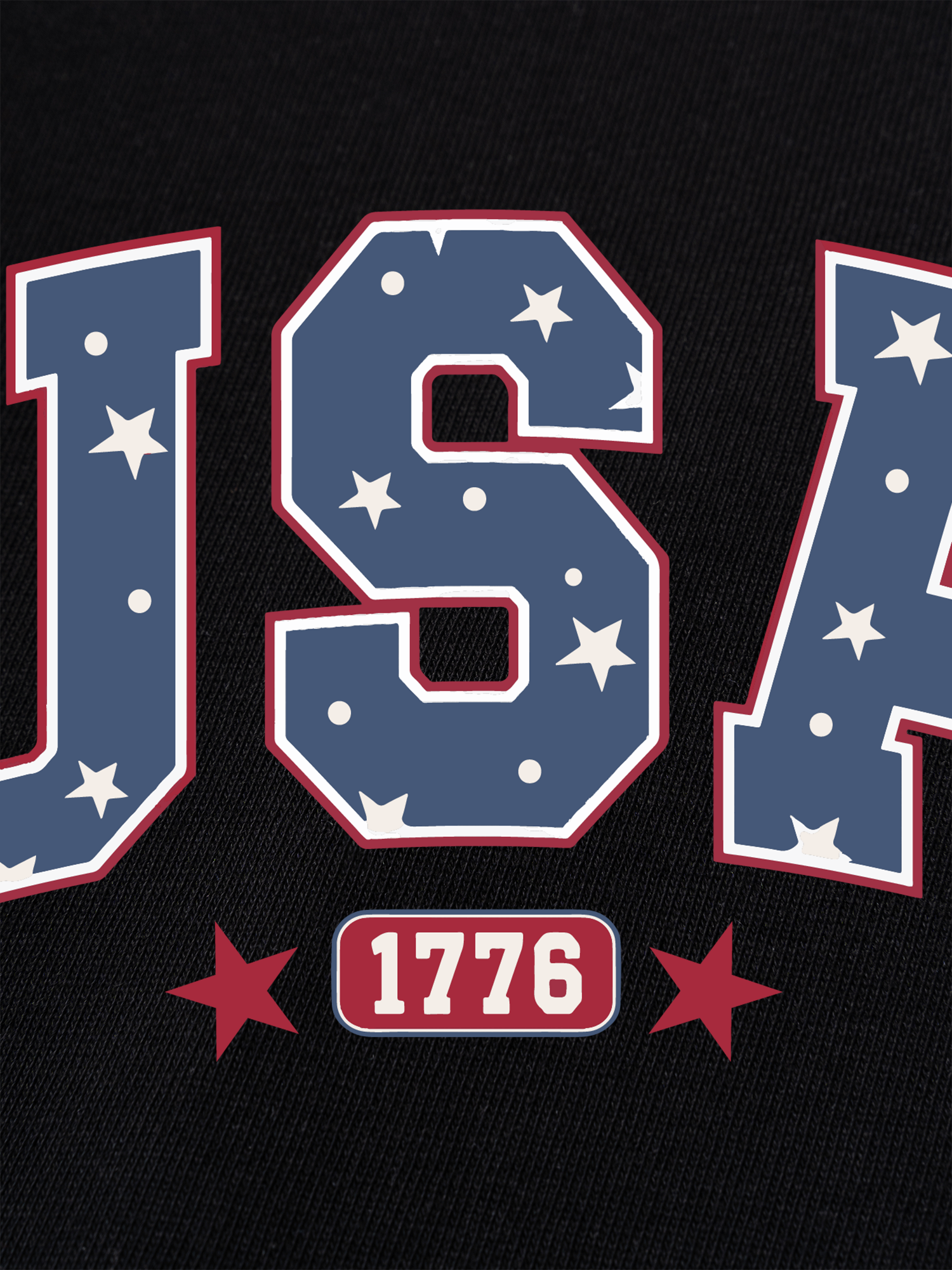 Áo Thun Ringer Relaxed Fit USA Retro Star