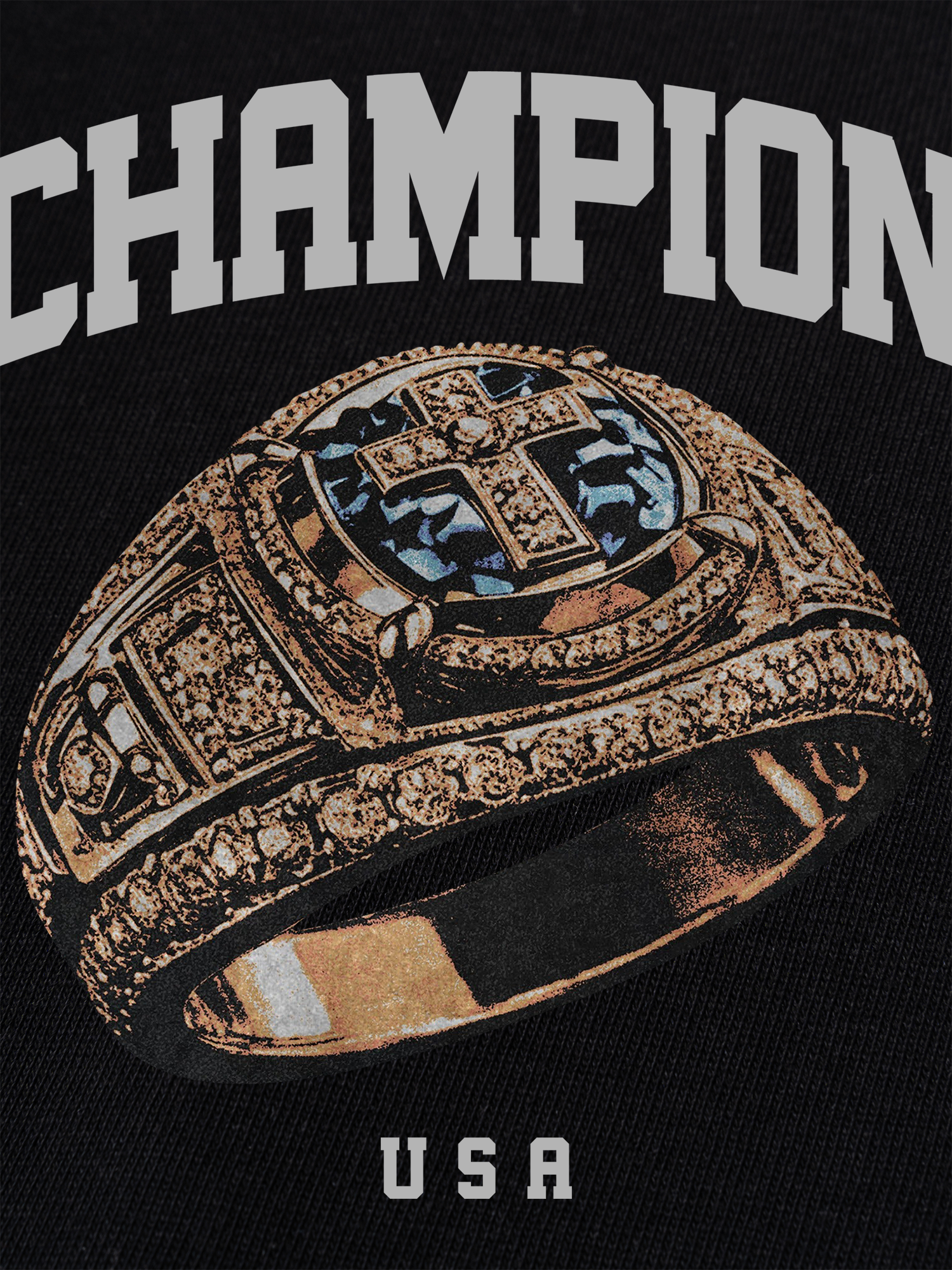 Áo Thun Ringer Relaxed Fit Champions Cross Ring