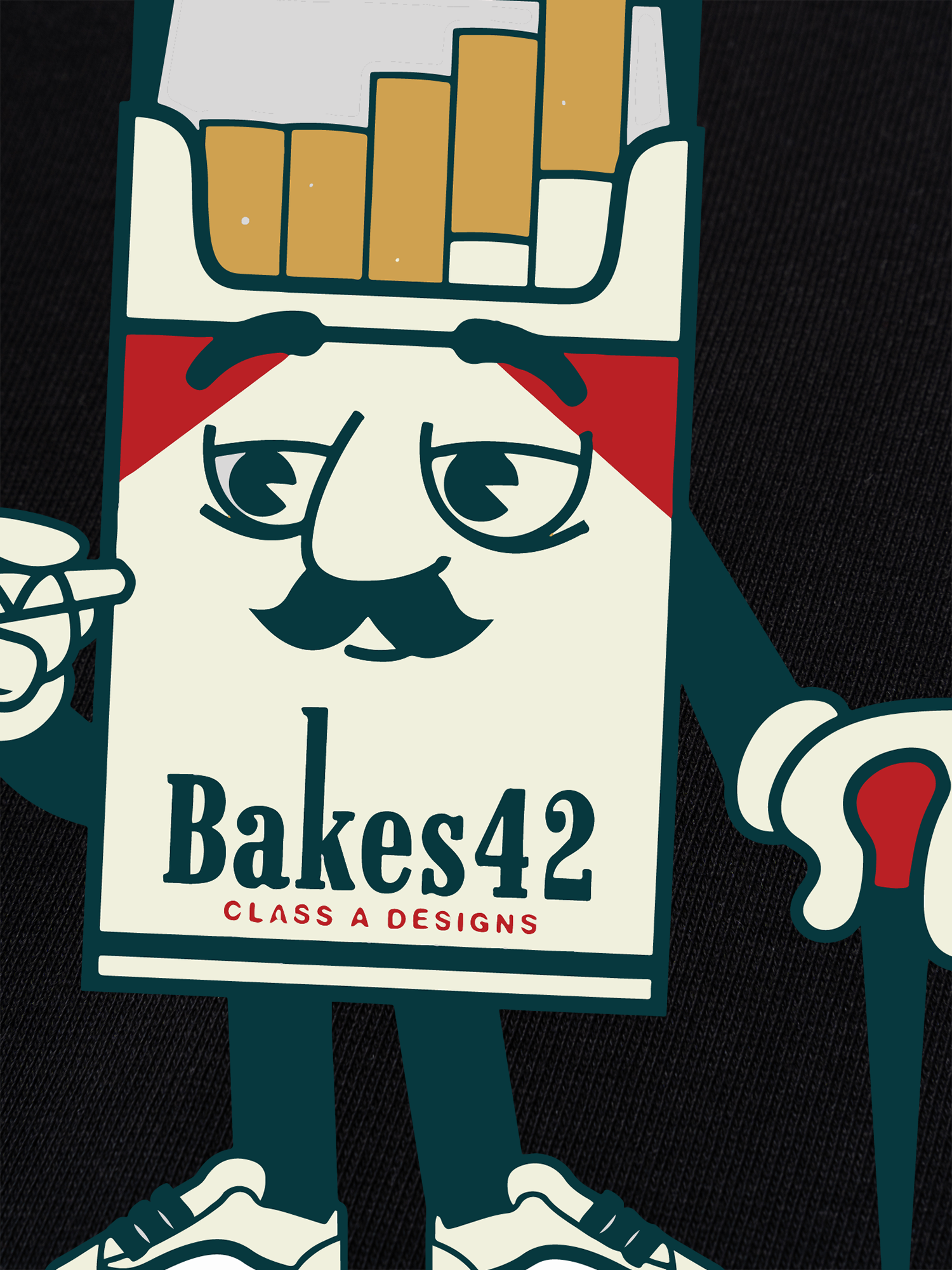 Áo Thun Ringer Relaxed Fit Marlboro Bakes 42 Mascot