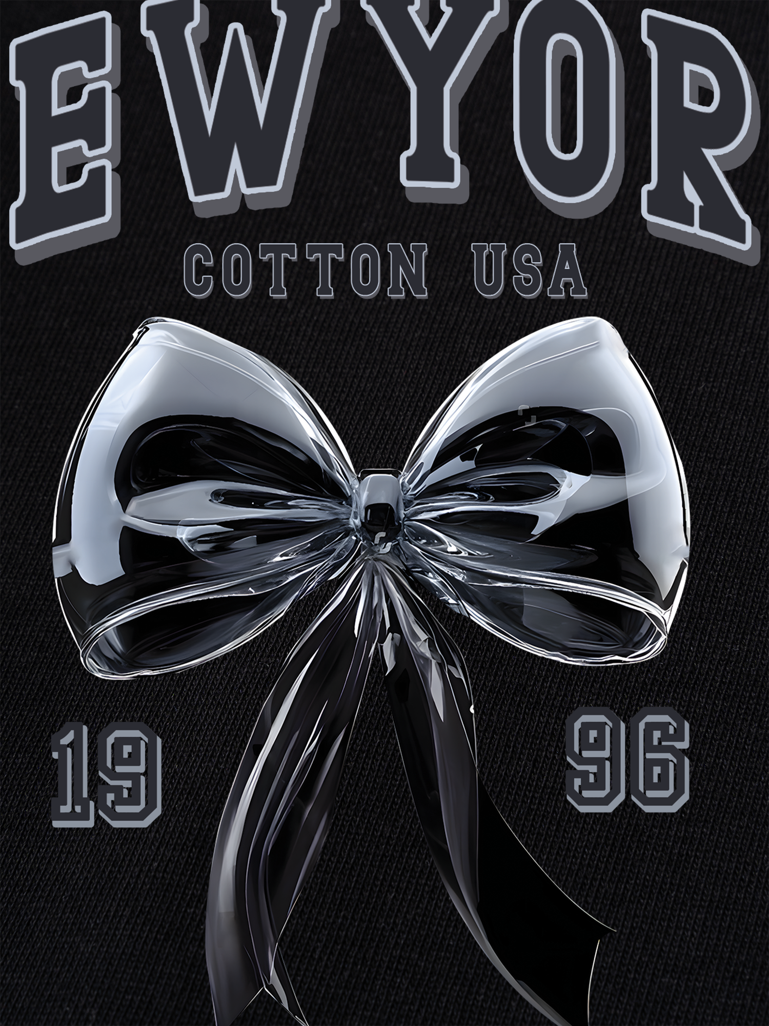 Áo Thun Ringer Relaxed Fit City New York Coquette