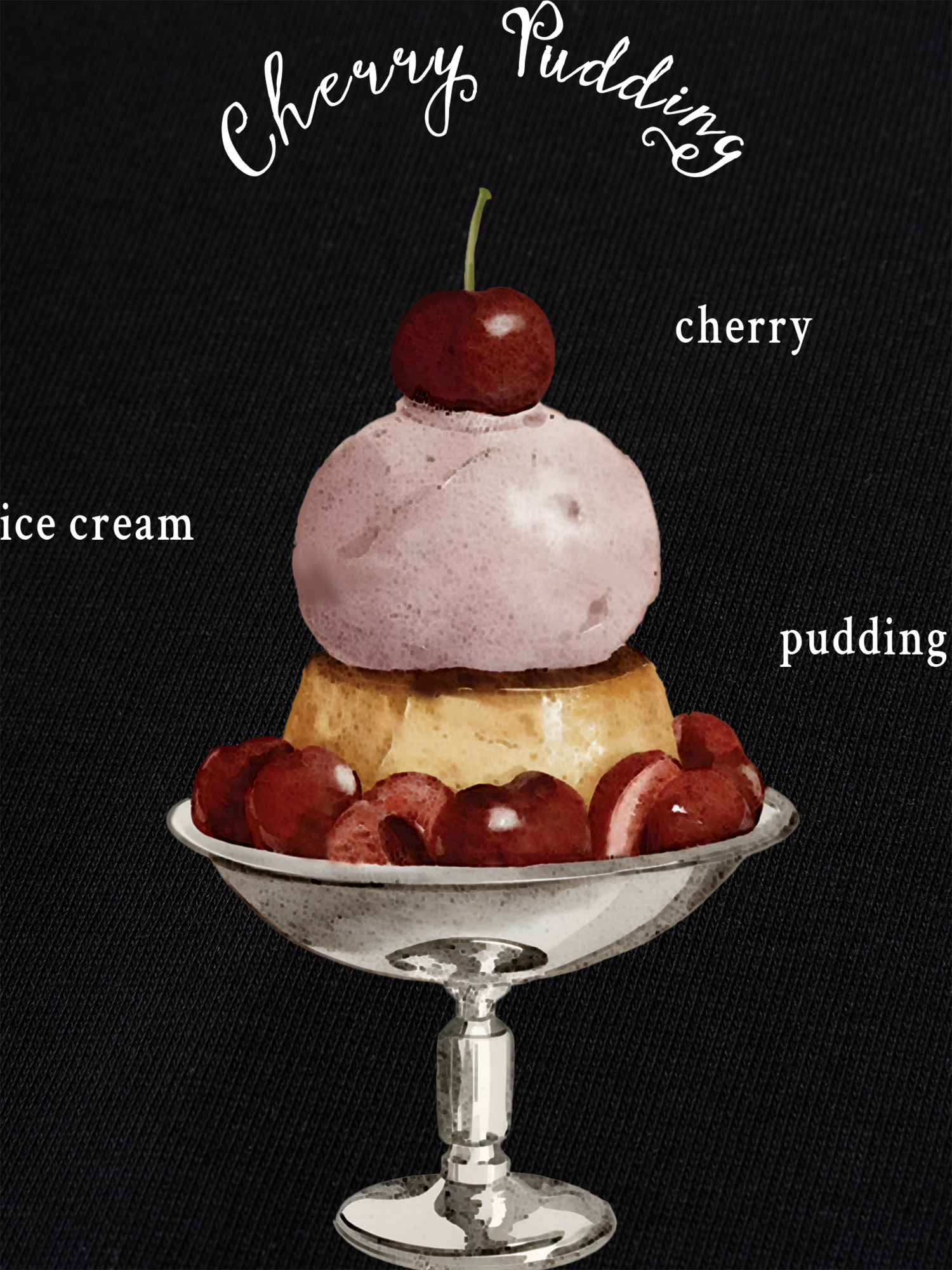 Áo Thun Ringer Relaxed Fit Tropical Cherry Pudding