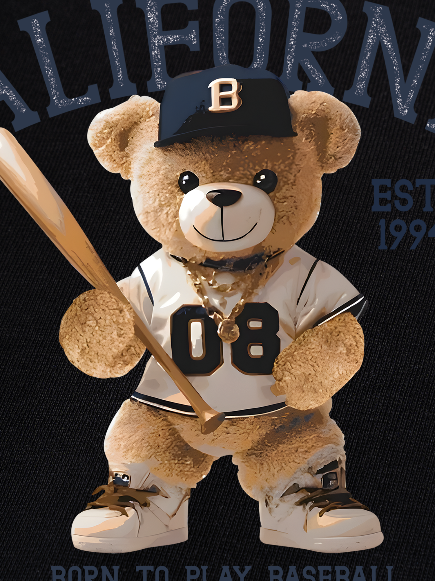 Áo Thun Ringer Relaxed Fit Baseball Born To Play