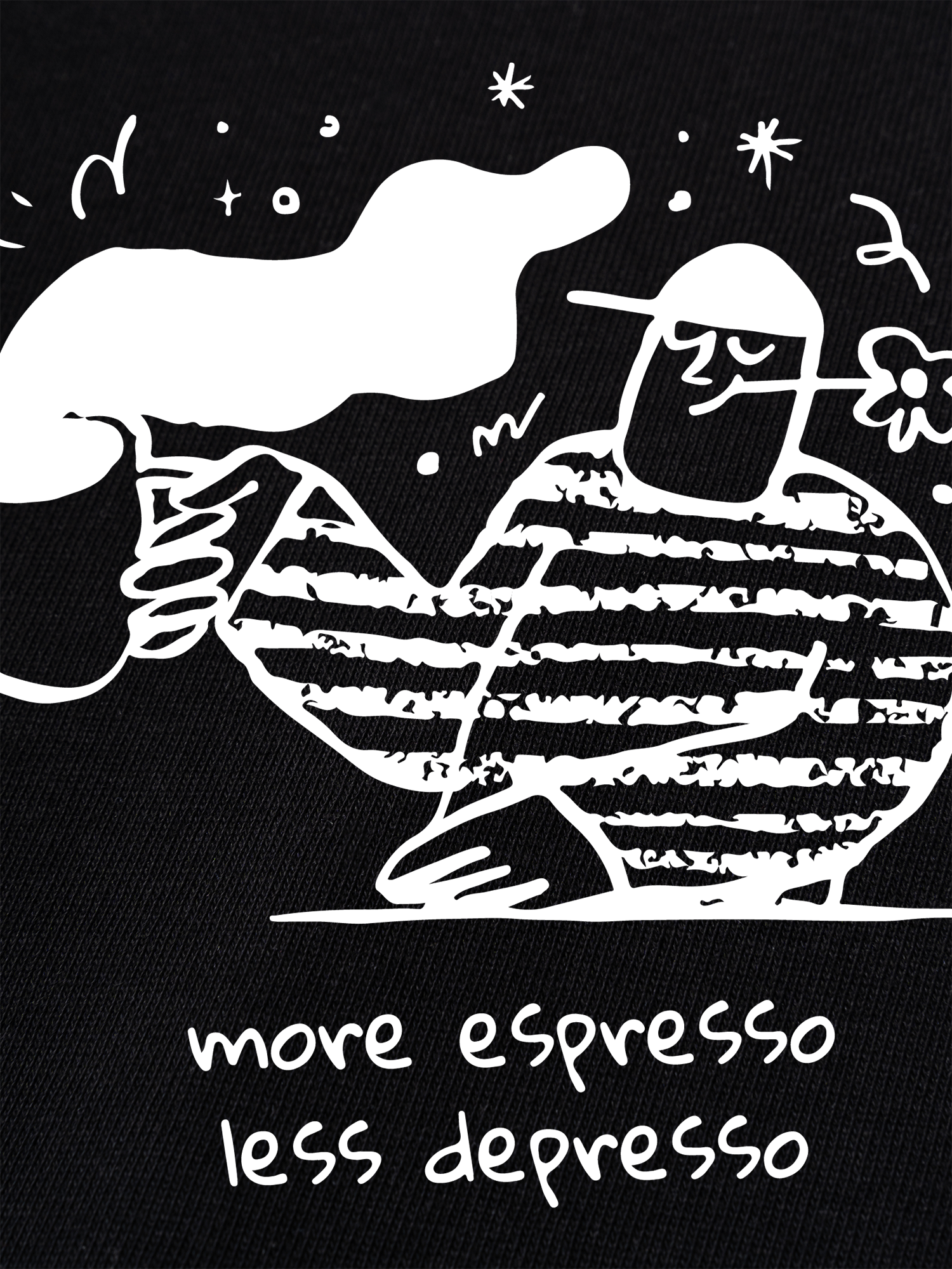 Áo Thun Ringer Relaxed Fit More Espressp Less Despresso)