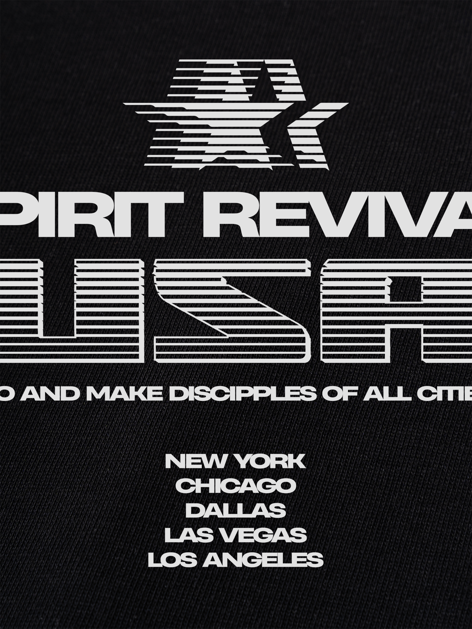 Áo Thun Ringer Relaxed Fit USA Spirit Revival