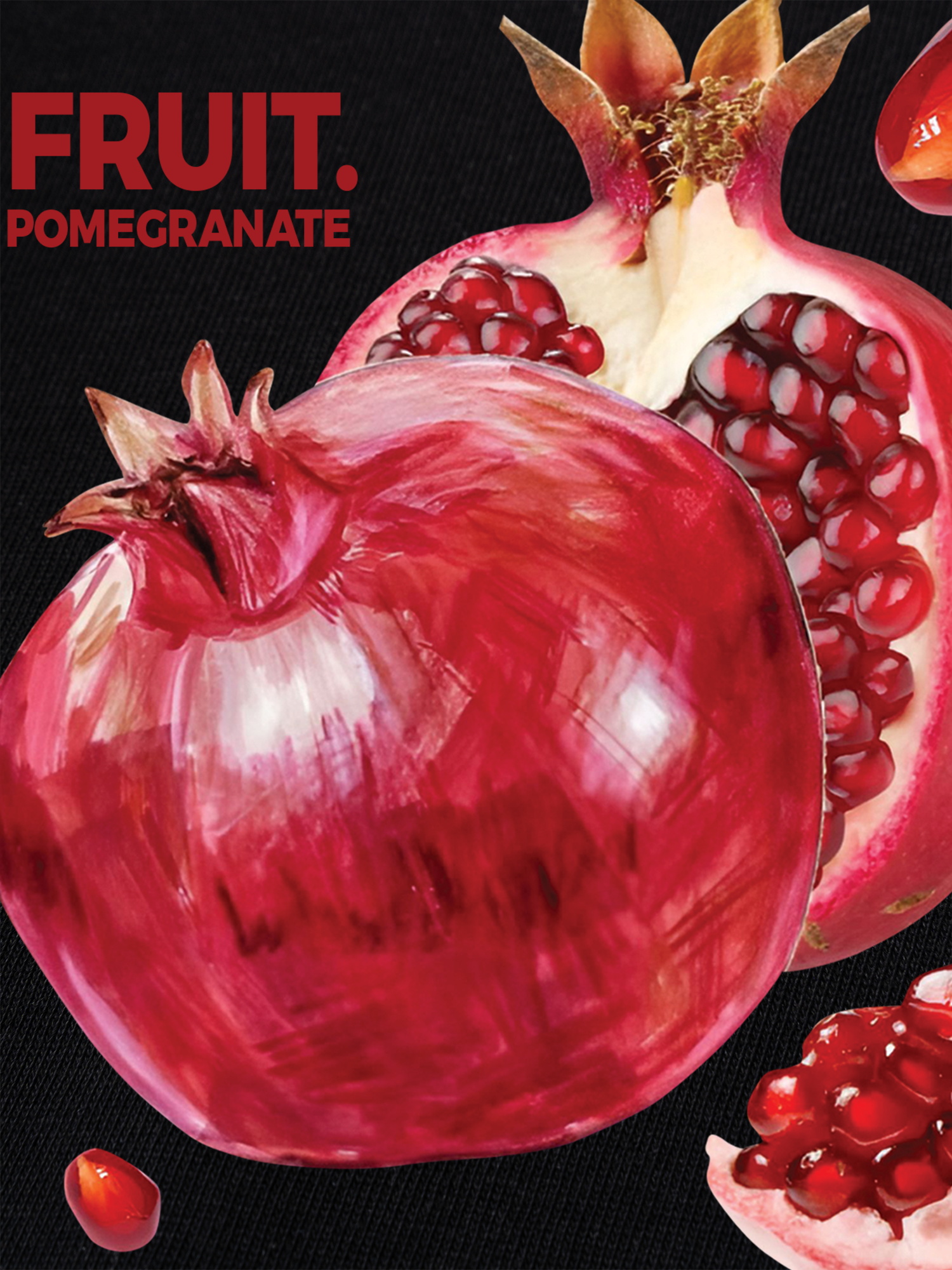 Áo Thun Ringer Relaxed Fit Tropical Pomegranate