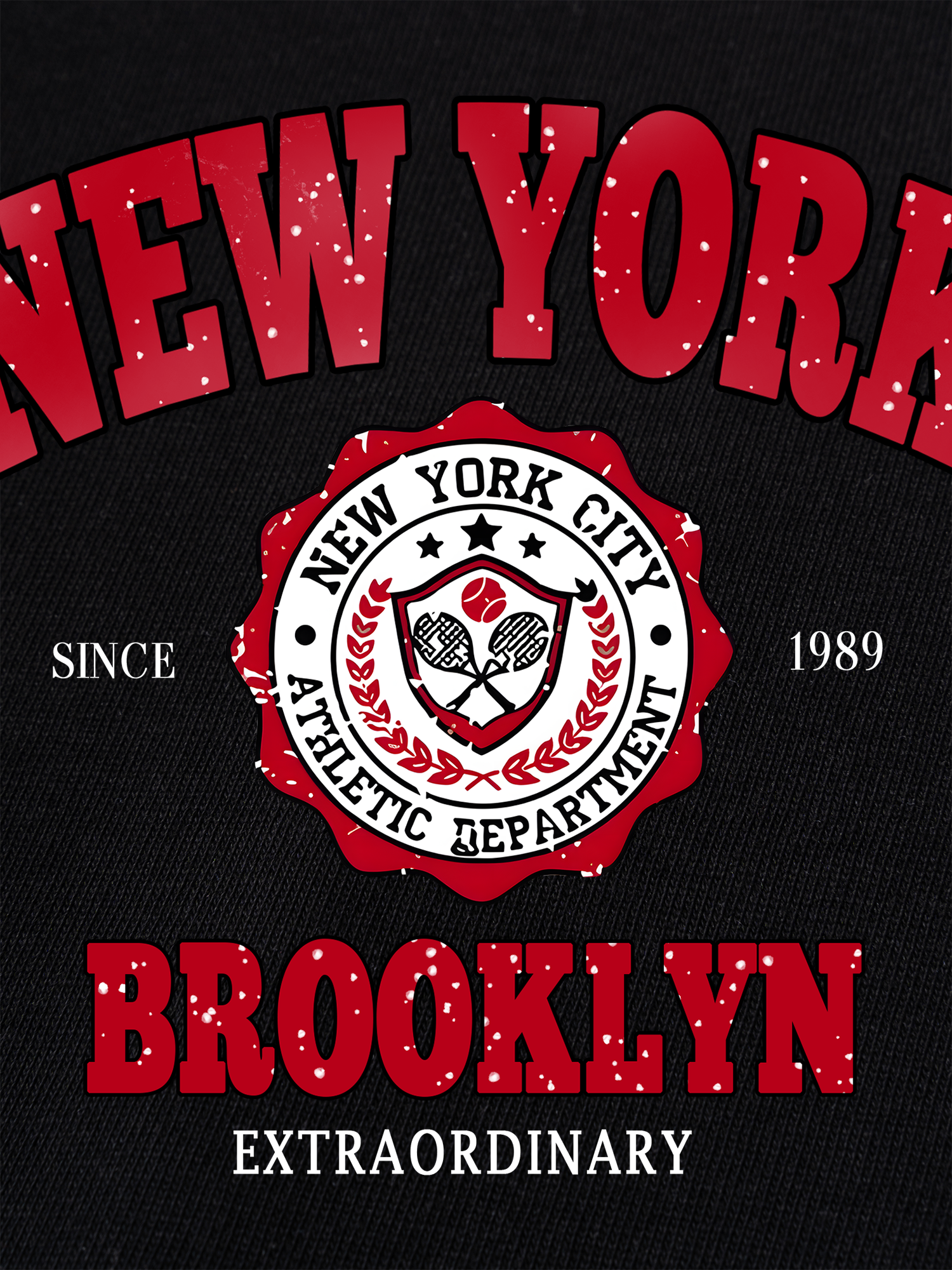 Áo Thun Ringer Relaxed Fit City New York Brooklyn