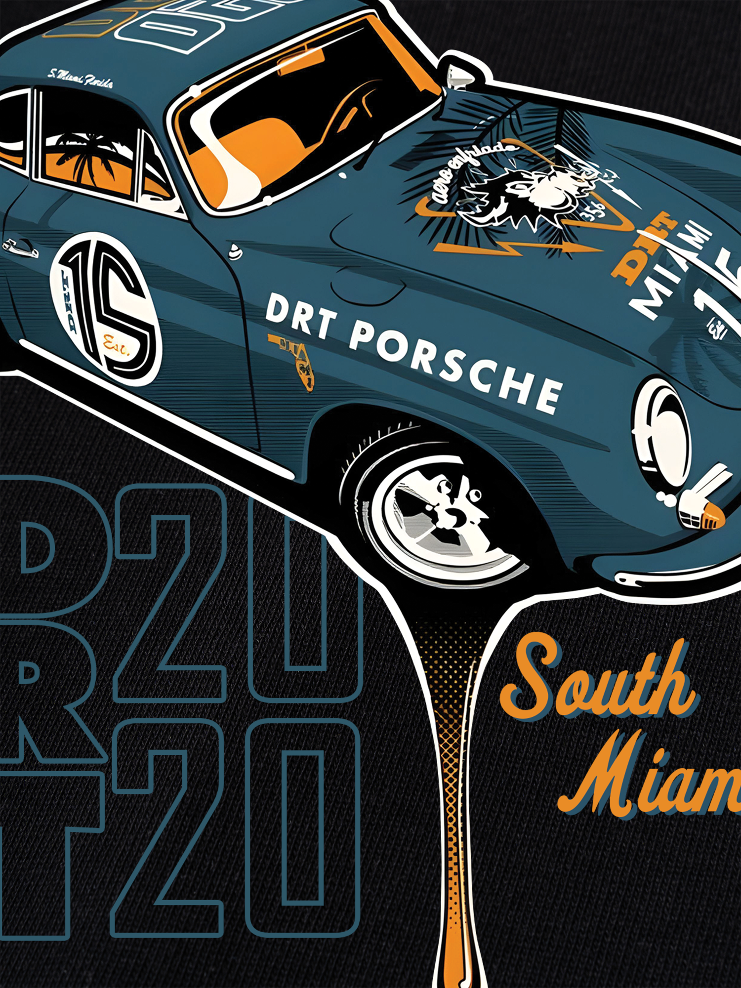 Áo Thun Ringer Relaxed Fit PORSCHE DRT