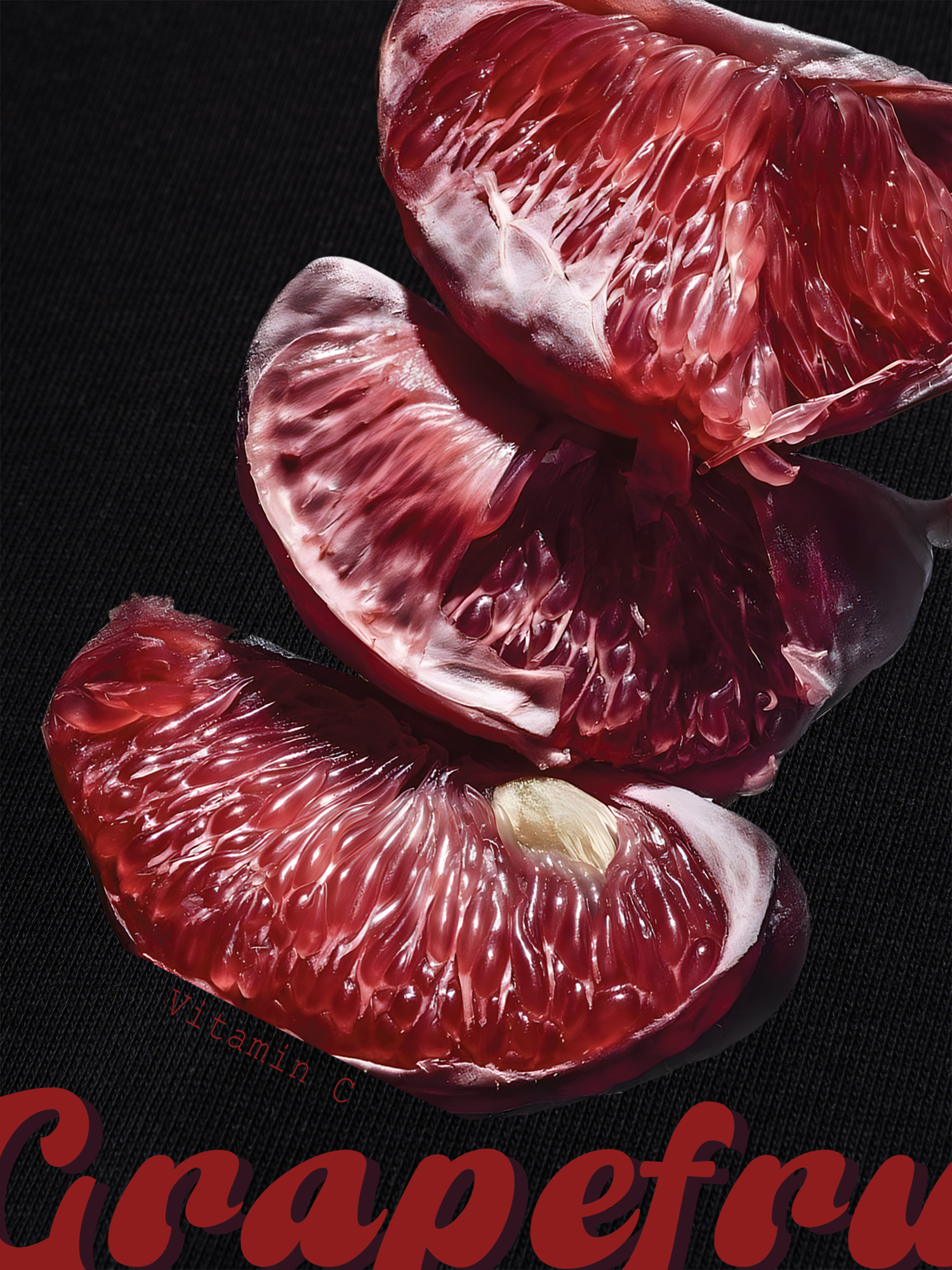 Áo Thun Ringer Relaxed Fit Tropical grapefruit