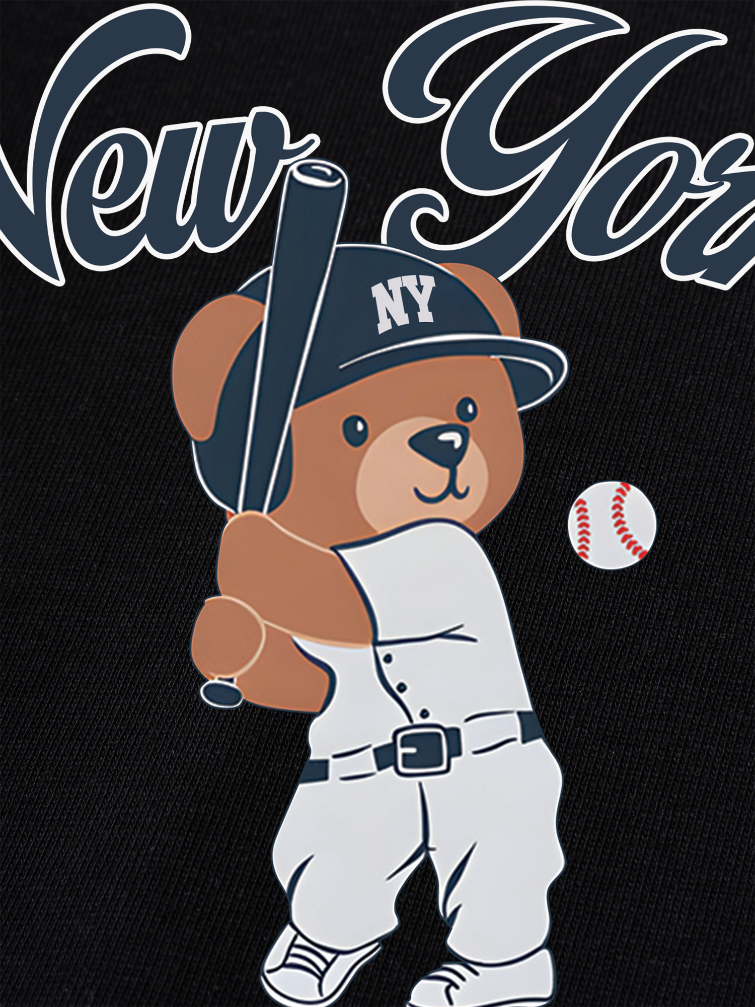 Áo Thun Ringer Relaxed Fit Baseball Bear