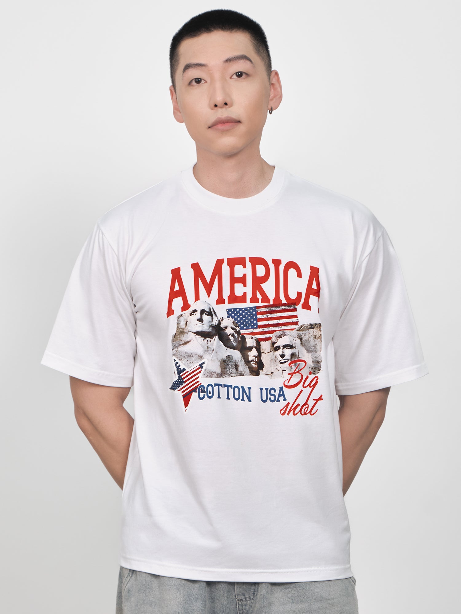 Áo Thun Relaxed Fit USA Big Shot