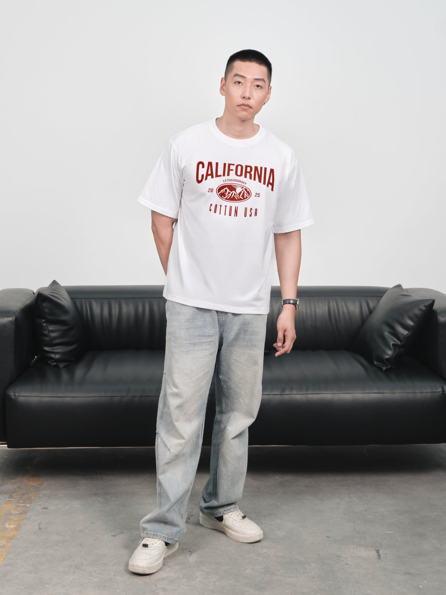 Áo Thun Relaxed Fit USA California Extraordinary