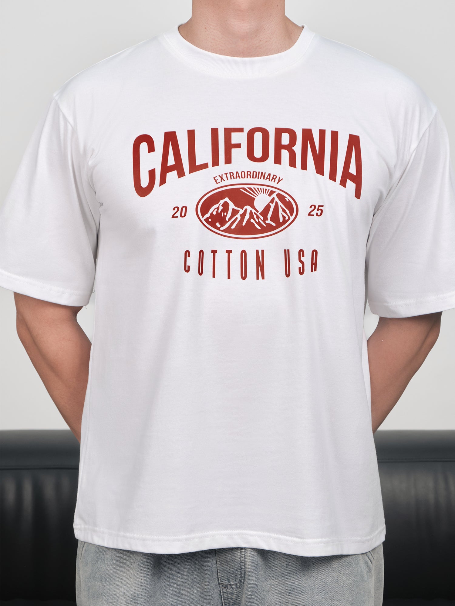 Áo Thun Relaxed Fit USA California Extraordinary