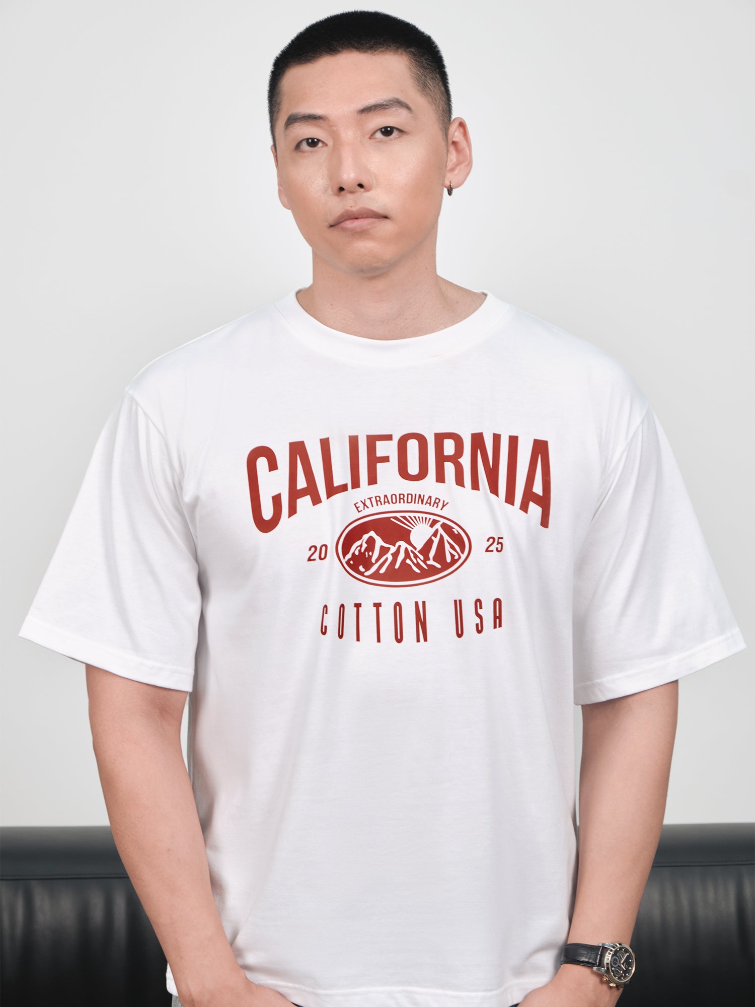 Áo Thun Relaxed Fit USA California Extraordinary