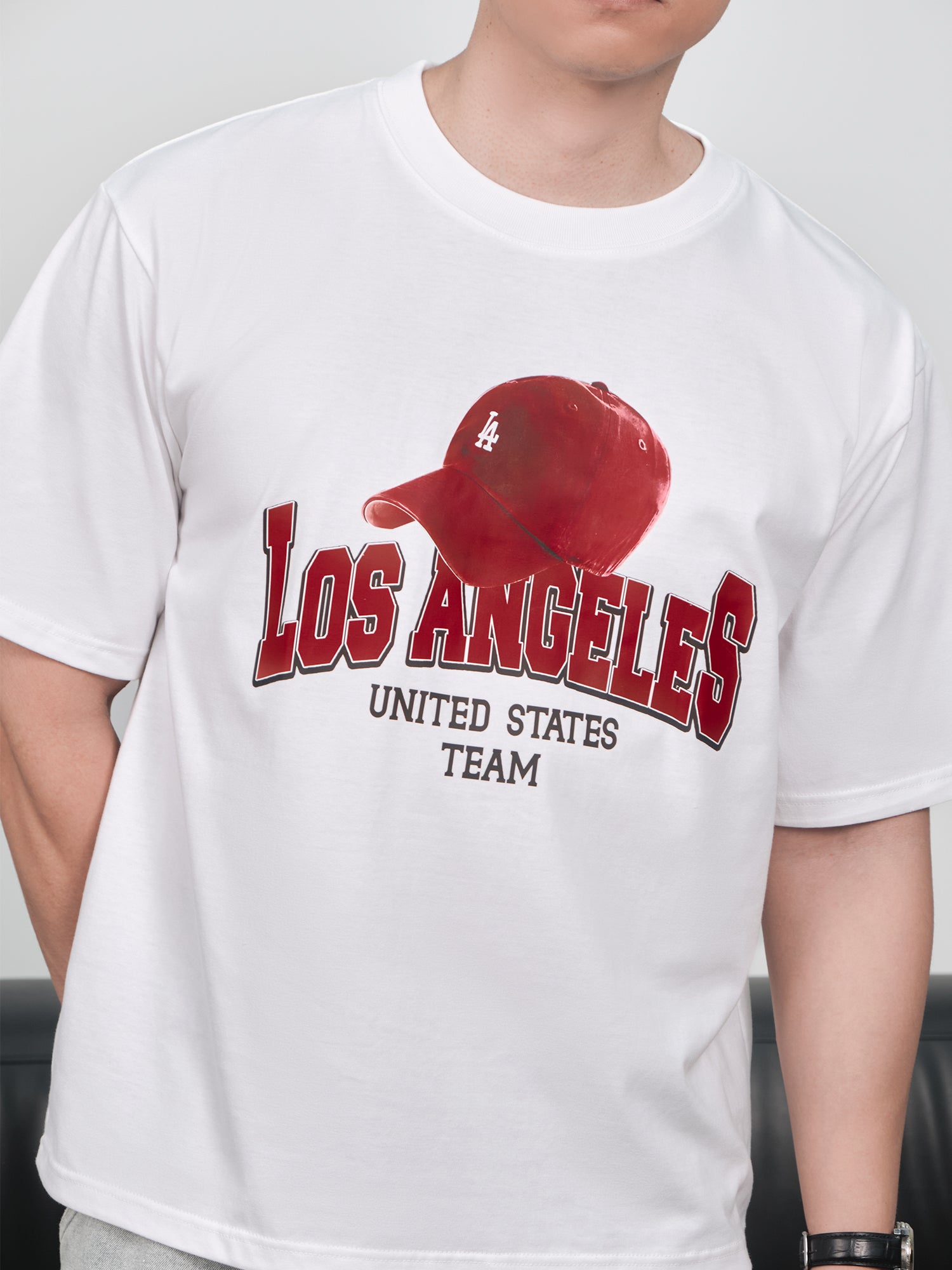 Áo Thun Relaxed Fit USA Los Ageles