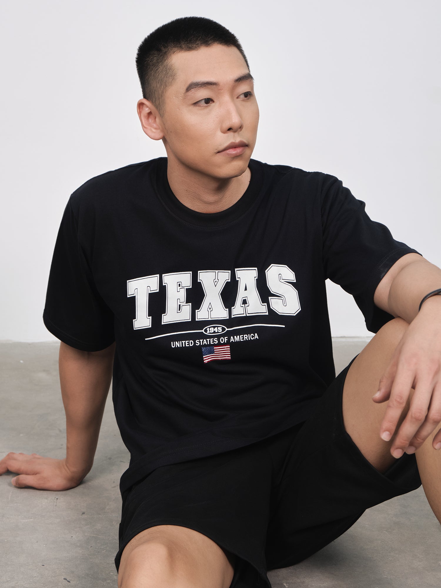 Áo Thun Relaxed Fit USA Texas 1945