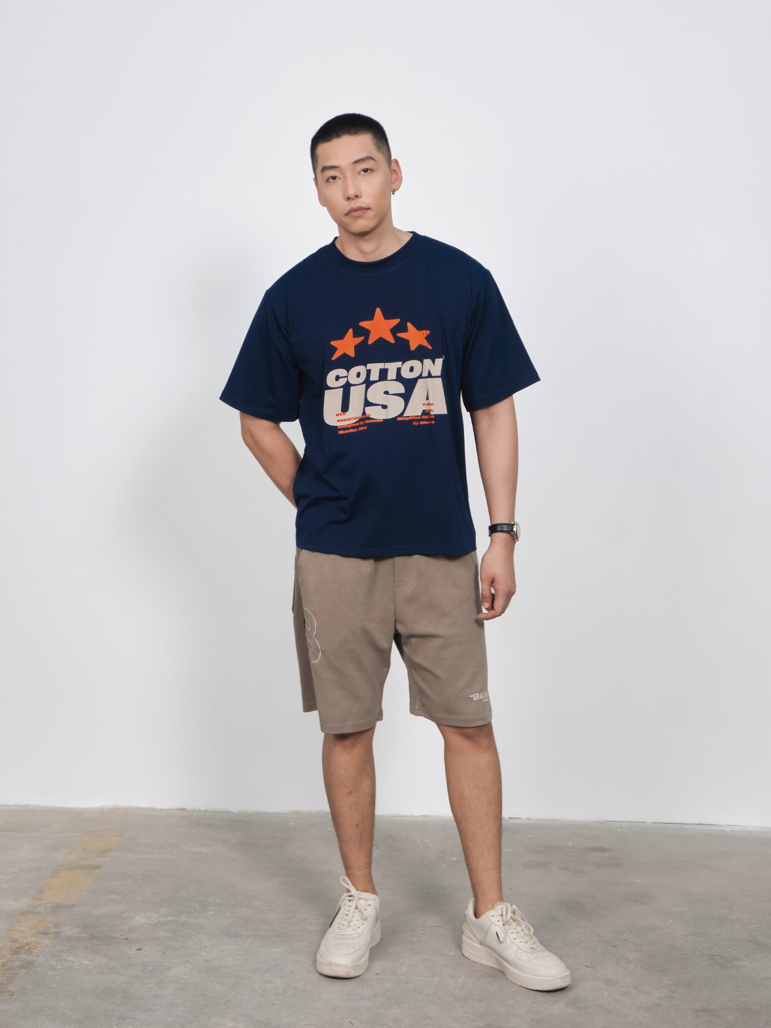 Áo Thun Relaxed Fit USA Fliction Star