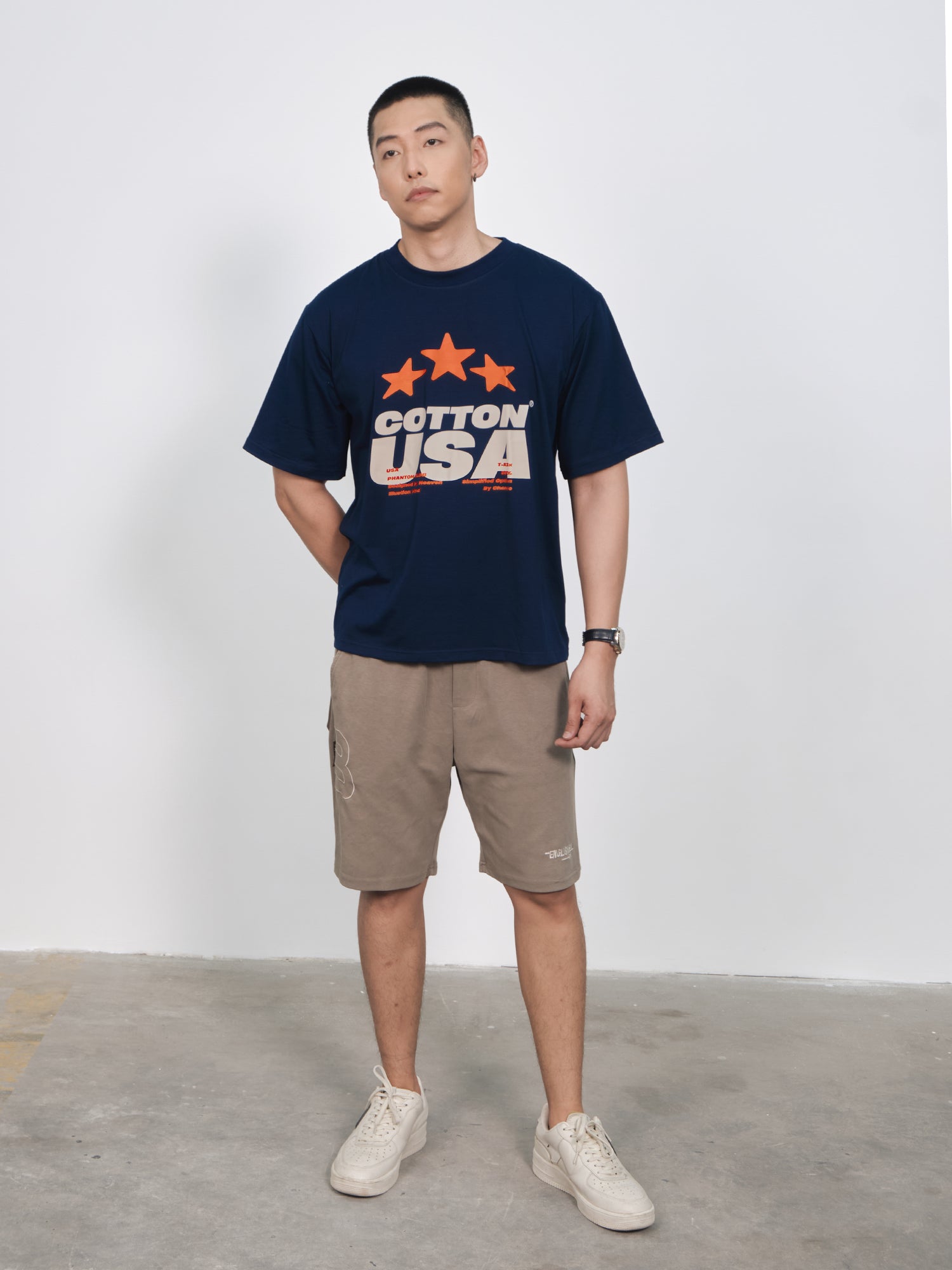 Áo Thun Relaxed Fit USA Fliction Star