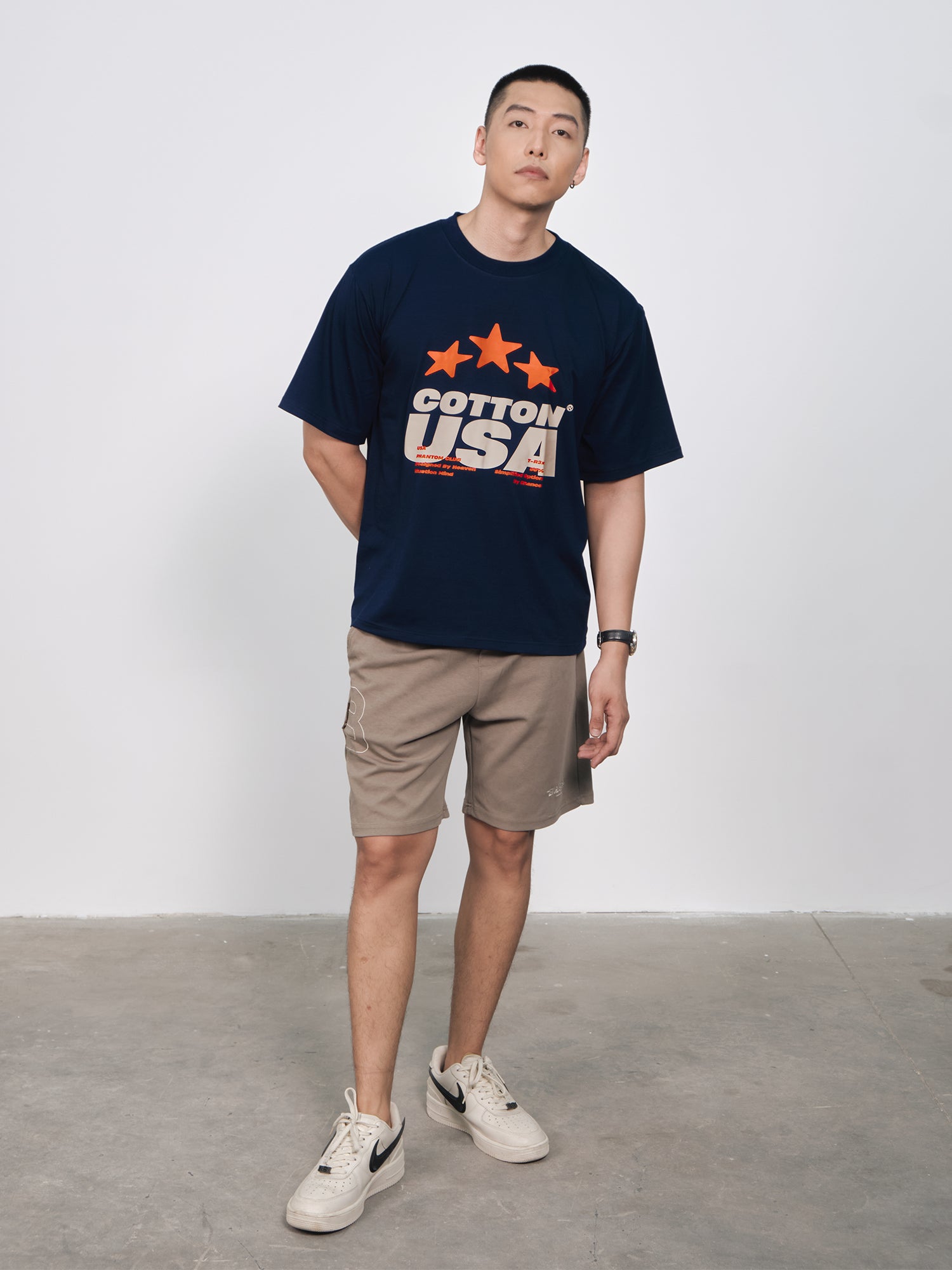 Áo Thun Relaxed Fit USA Fliction Star
