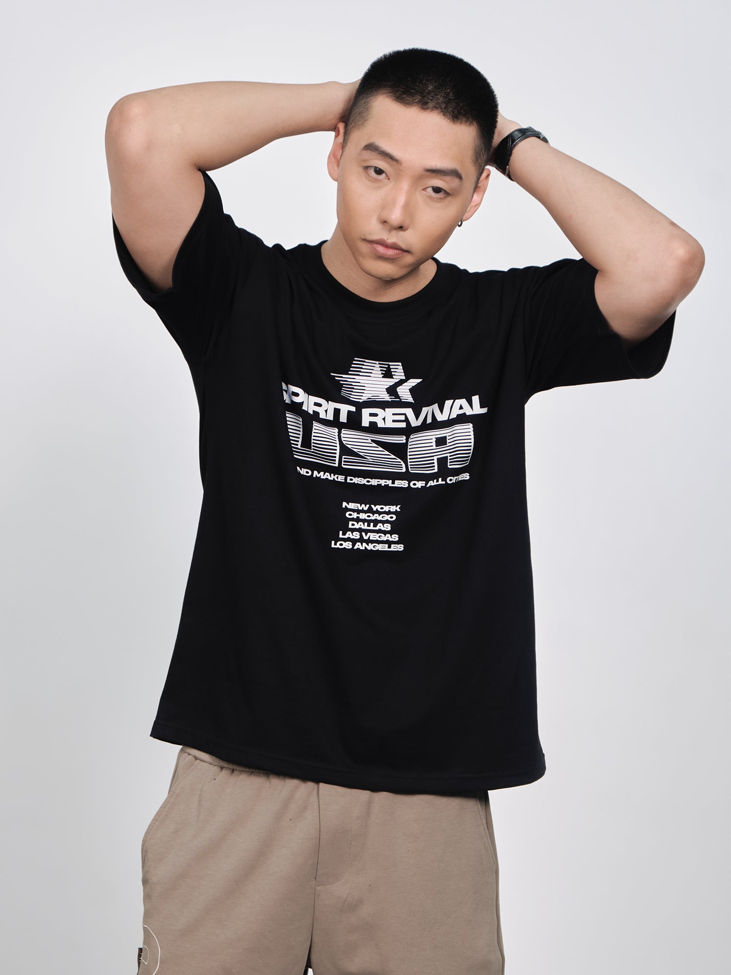 Áo Thun Relaxed Fit USA Spirit Revival