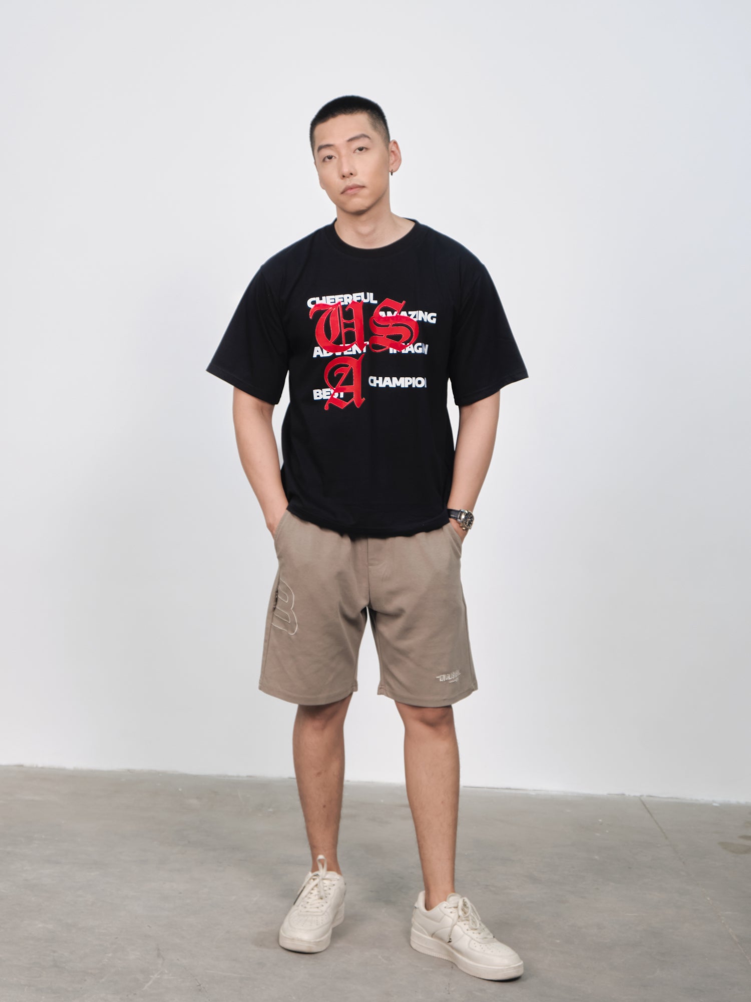 Áo Thun Relaxed Fit USA Classic Positive