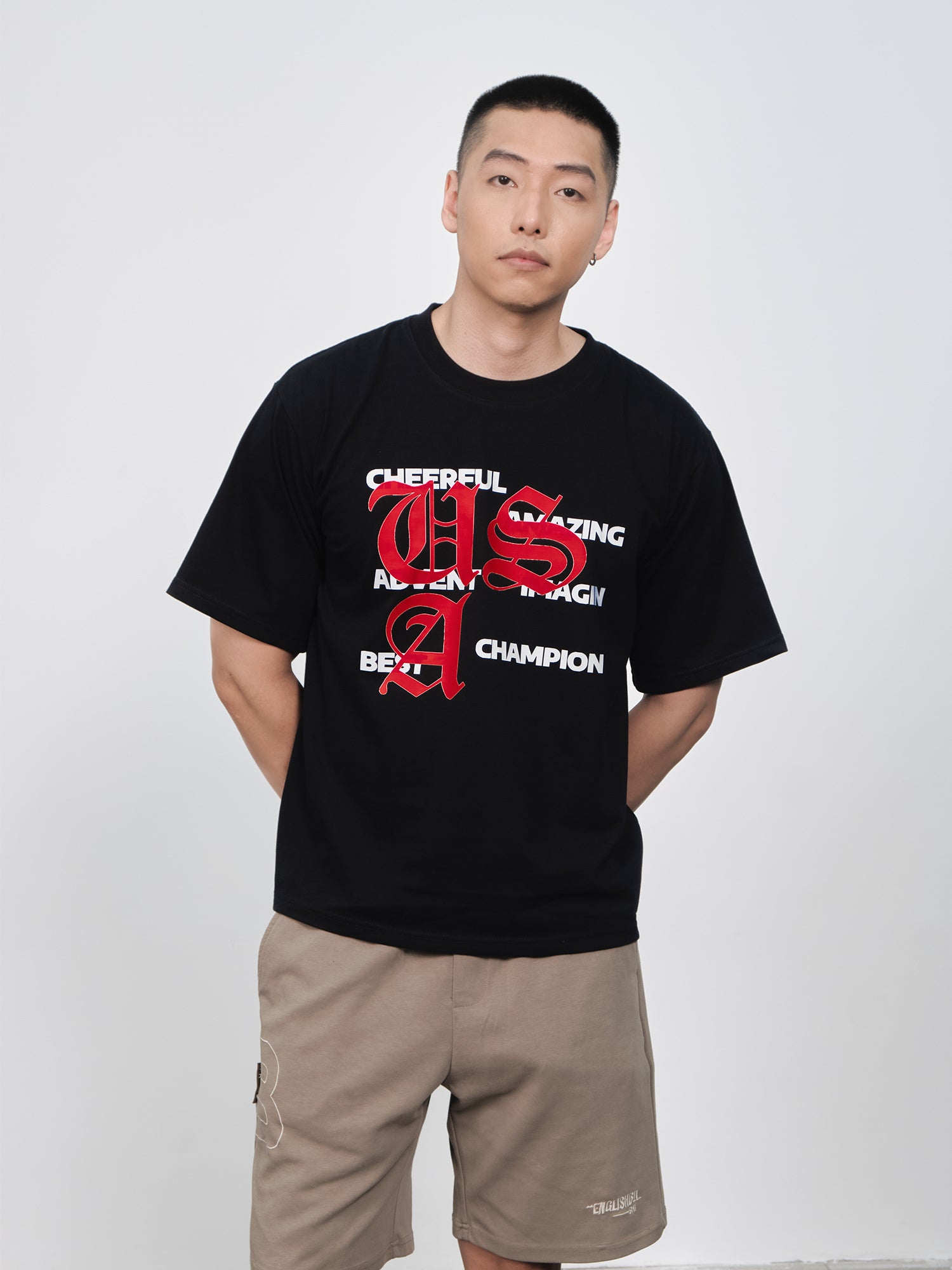 Áo Thun Relaxed Fit USA Classic Positive