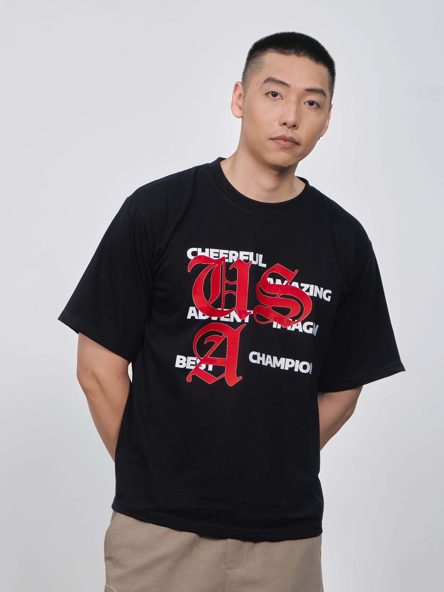 Áo Thun Relaxed Fit USA Classic Positive