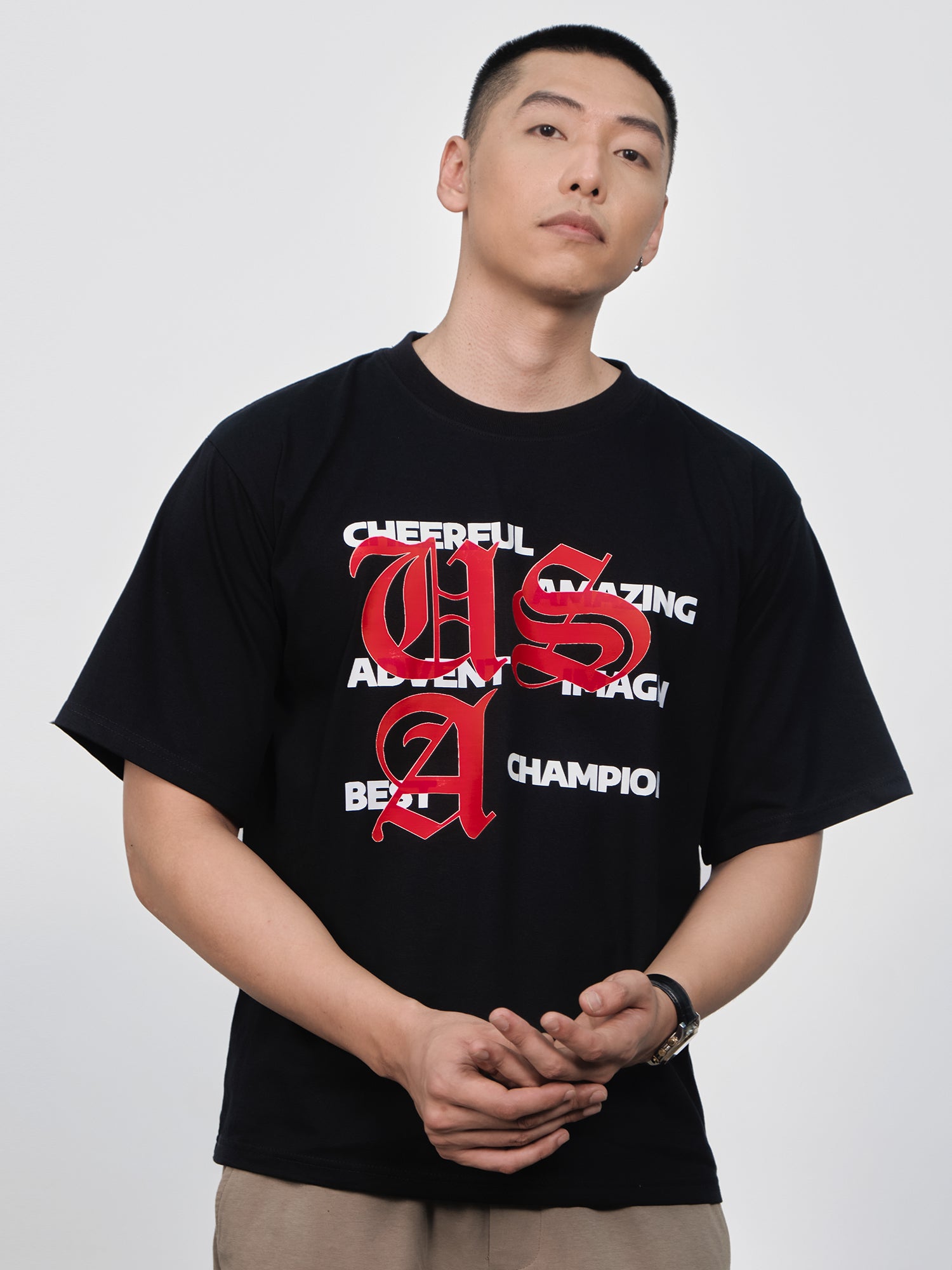 Áo Thun Relaxed Fit USA Classic Positive