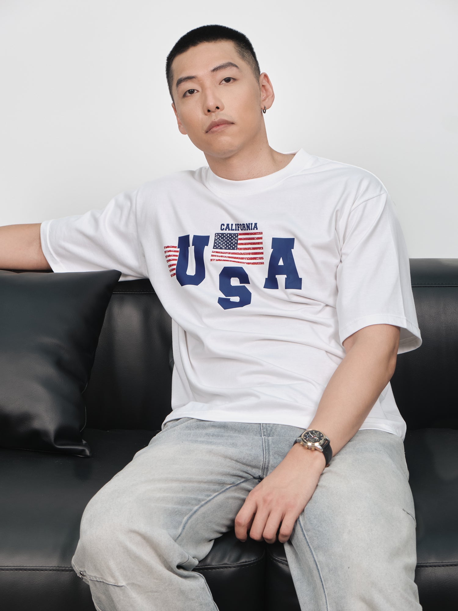 Áo Thun Relaxed Fit USA USA California