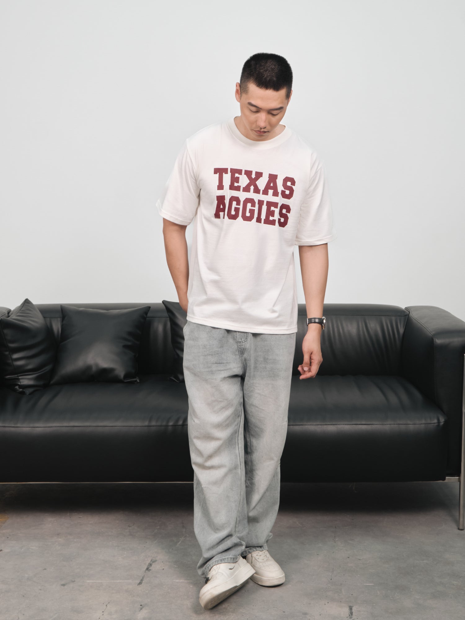 Áo Thun Relaxed Fit USA Texas Aggies