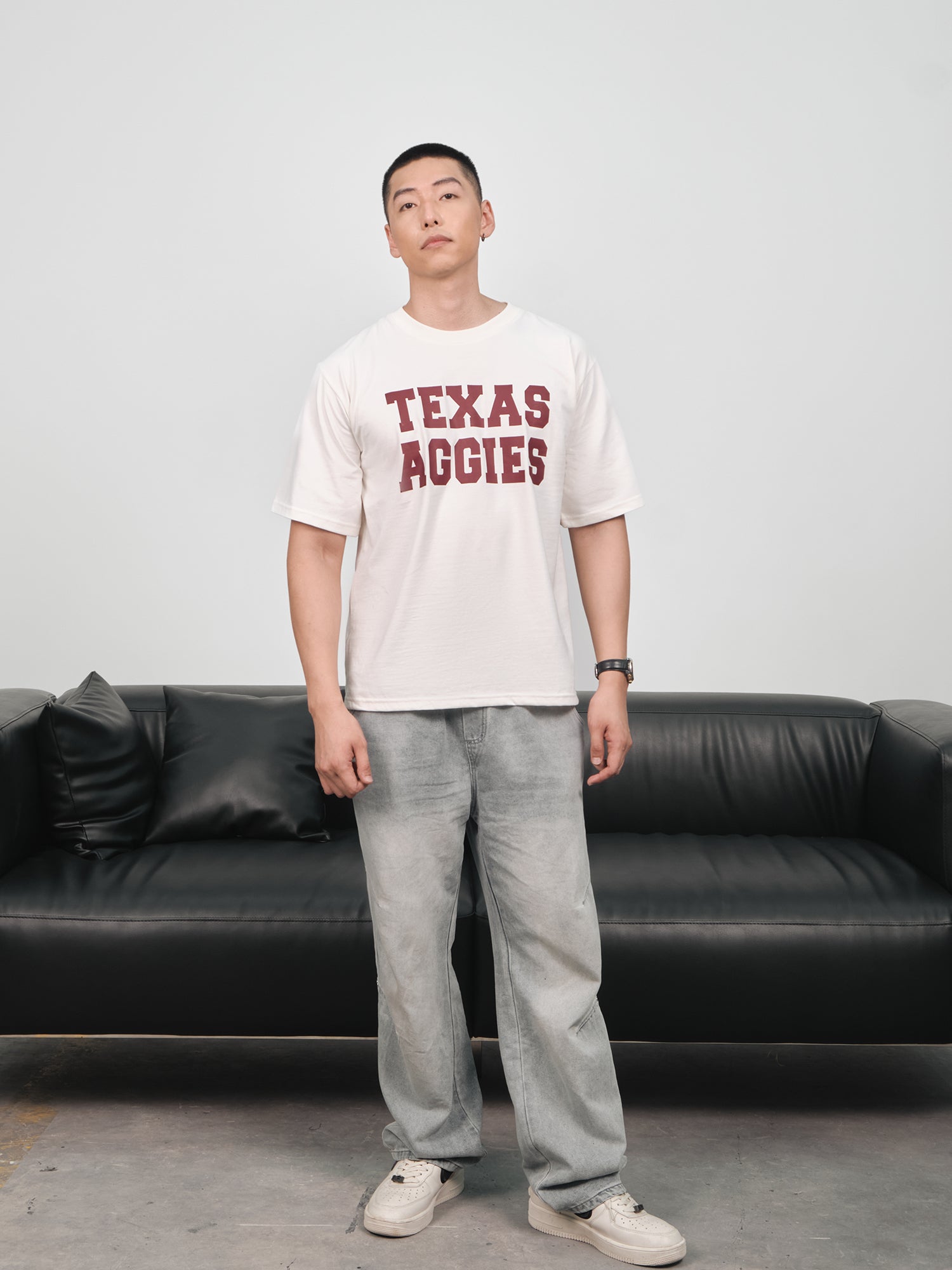 Áo Thun Relaxed Fit USA Texas Aggies