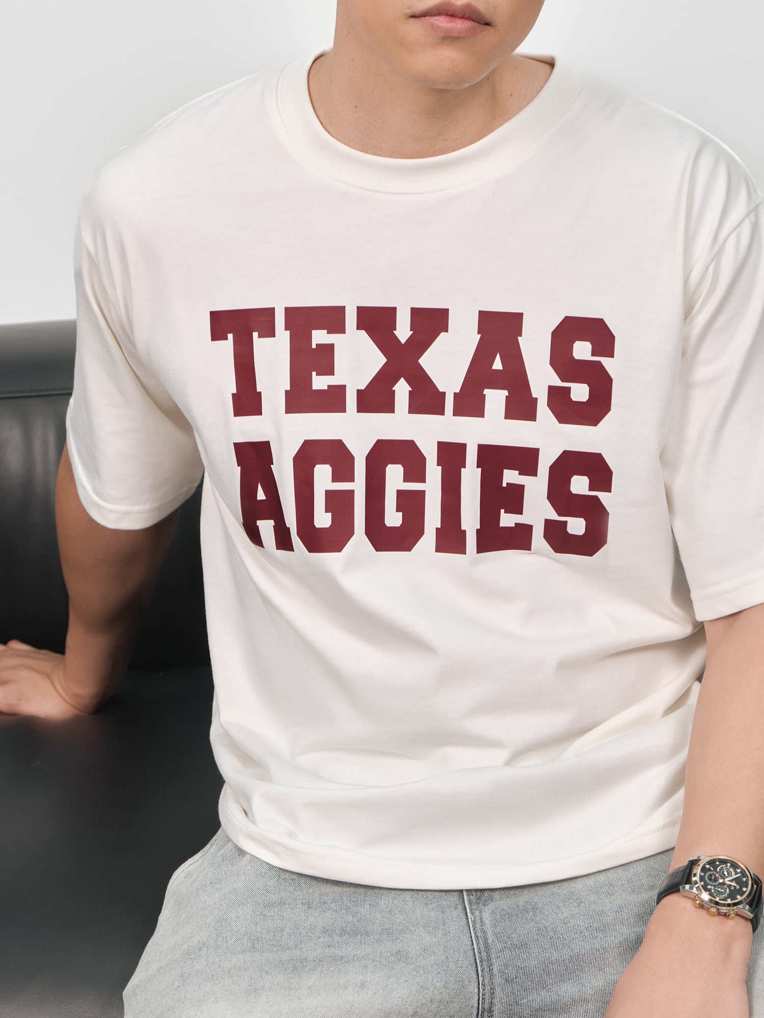 Áo Thun Relaxed Fit USA Texas Aggies