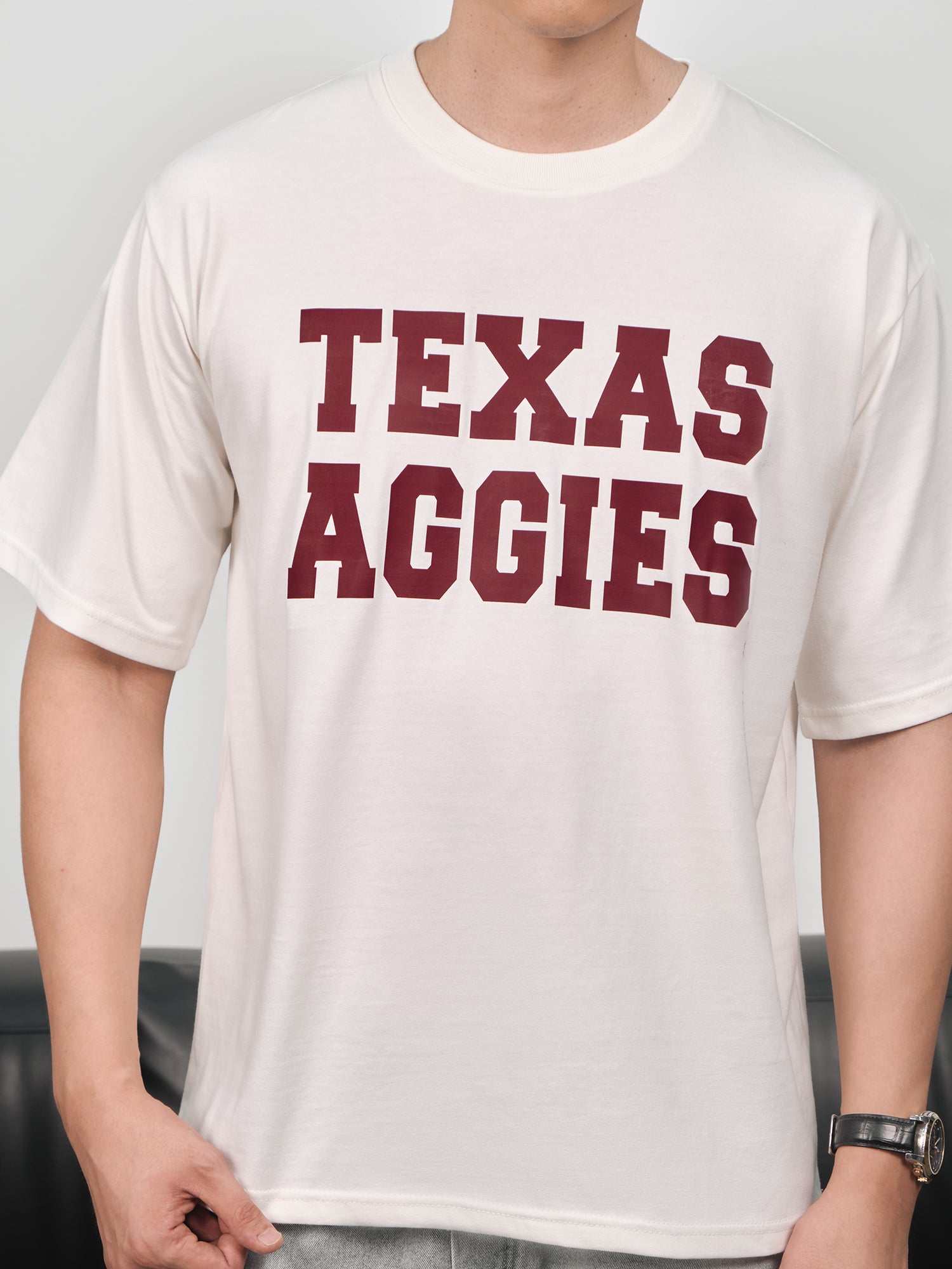 Áo Thun Relaxed Fit USA Texas Aggies