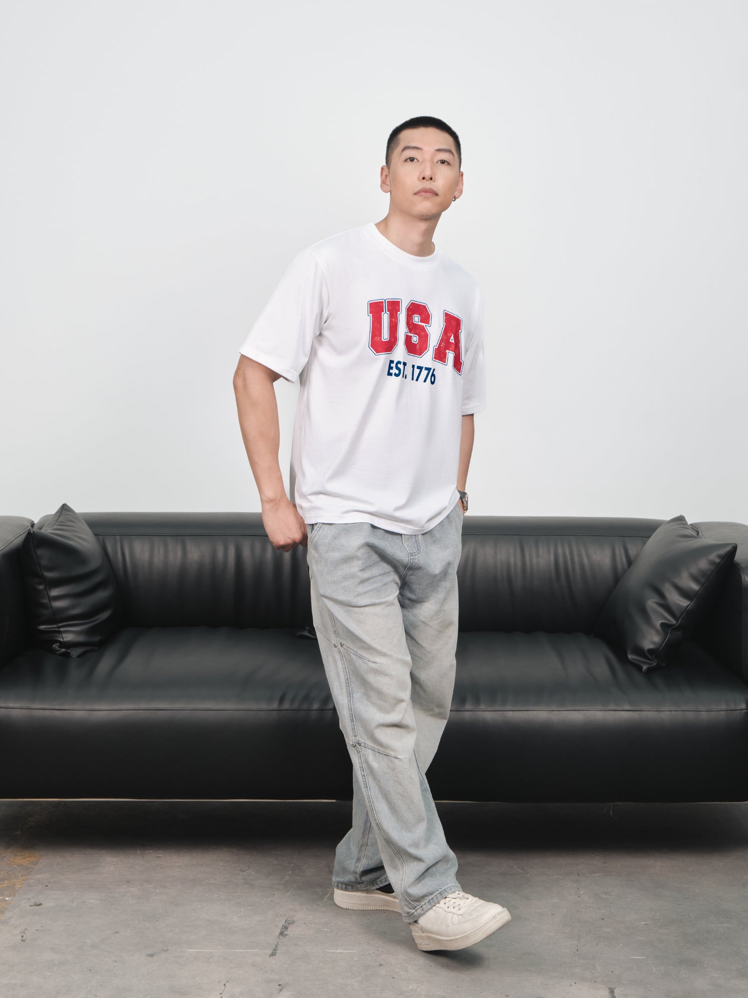 Áo Thun Relaxed Fit USA Est 1776