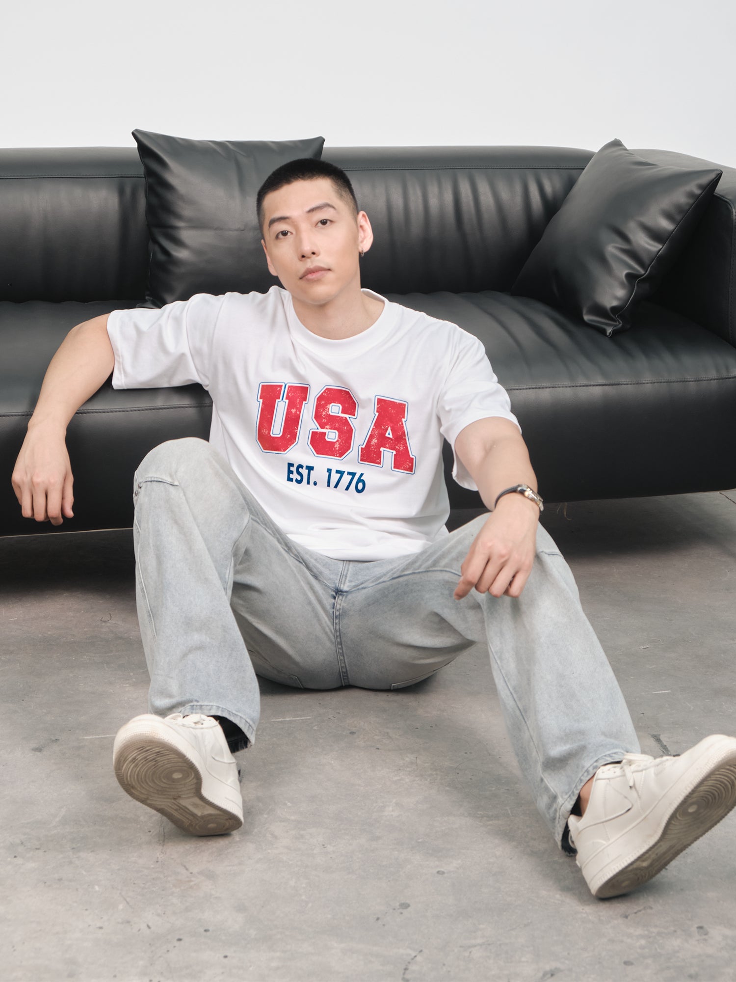 Áo Thun Relaxed Fit USA Est 1776