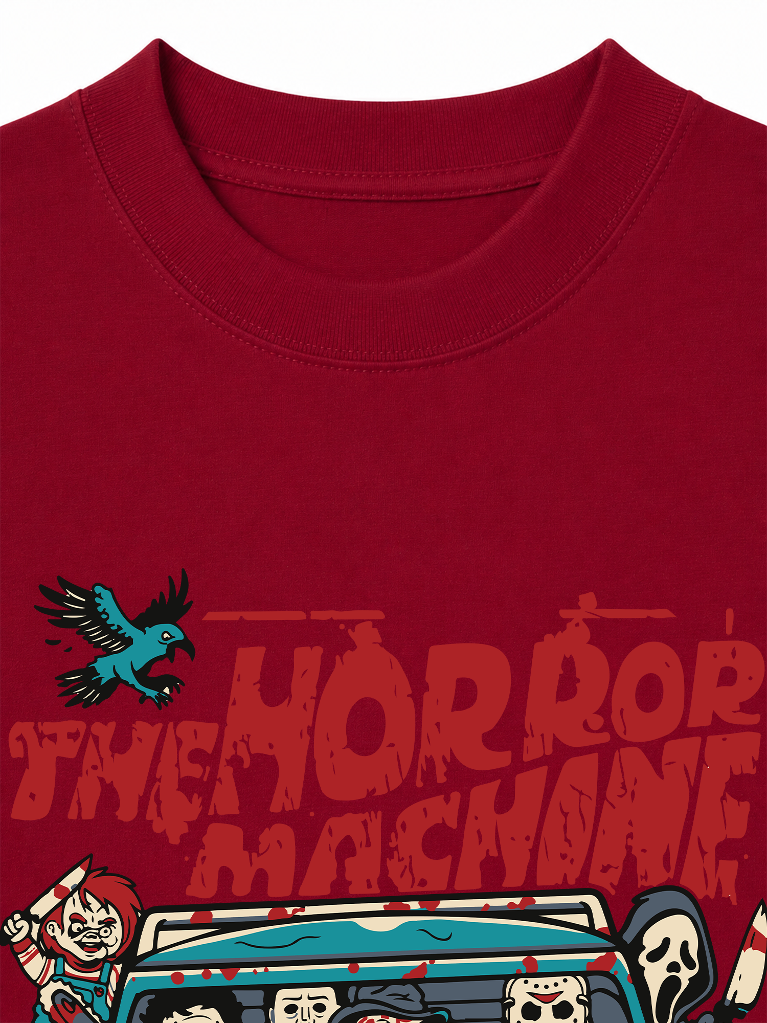 Áo Thun Relaxed Fit Horror Machine