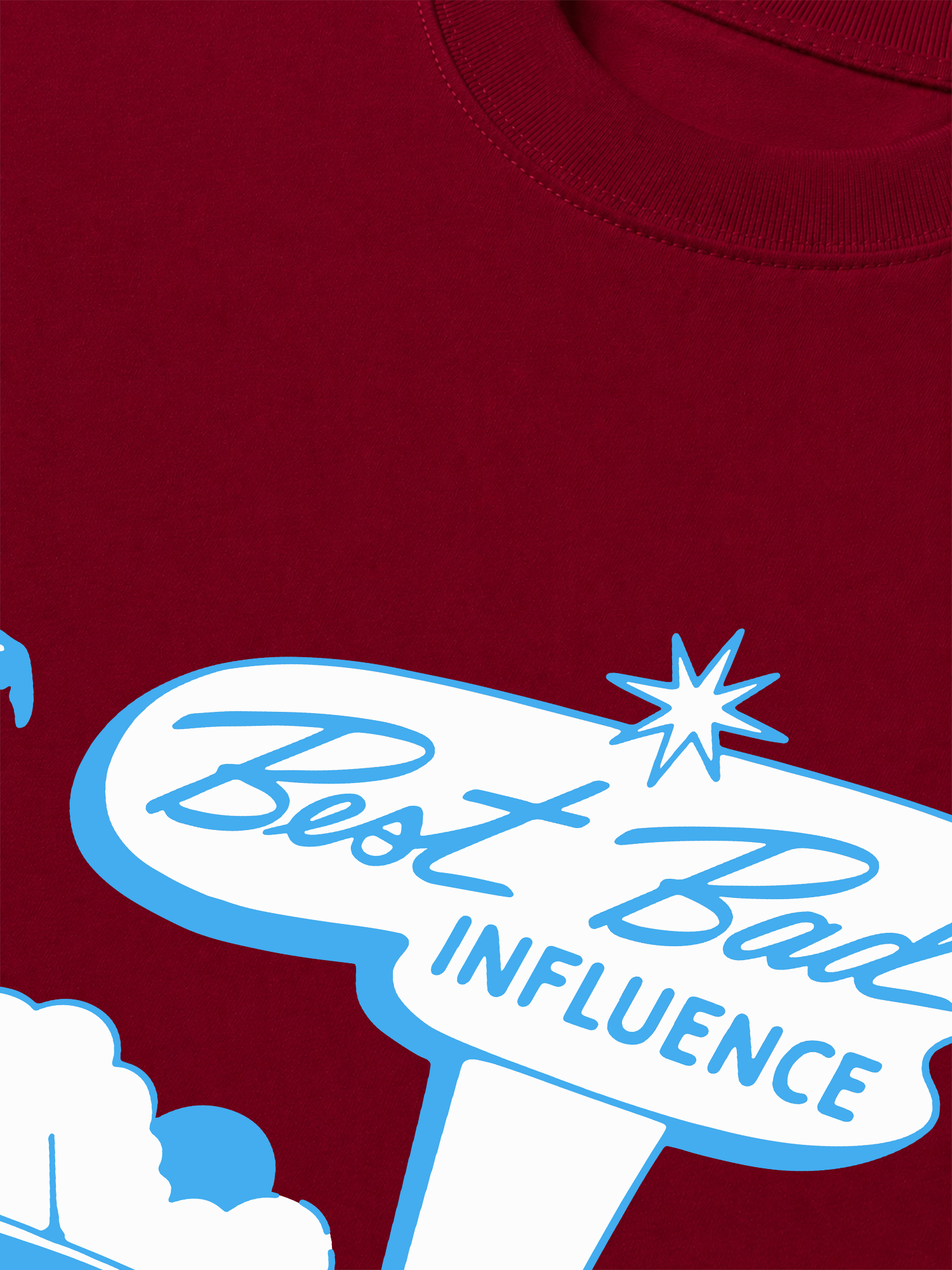 Áo Thun Relaxed Fit Best Bad Influence